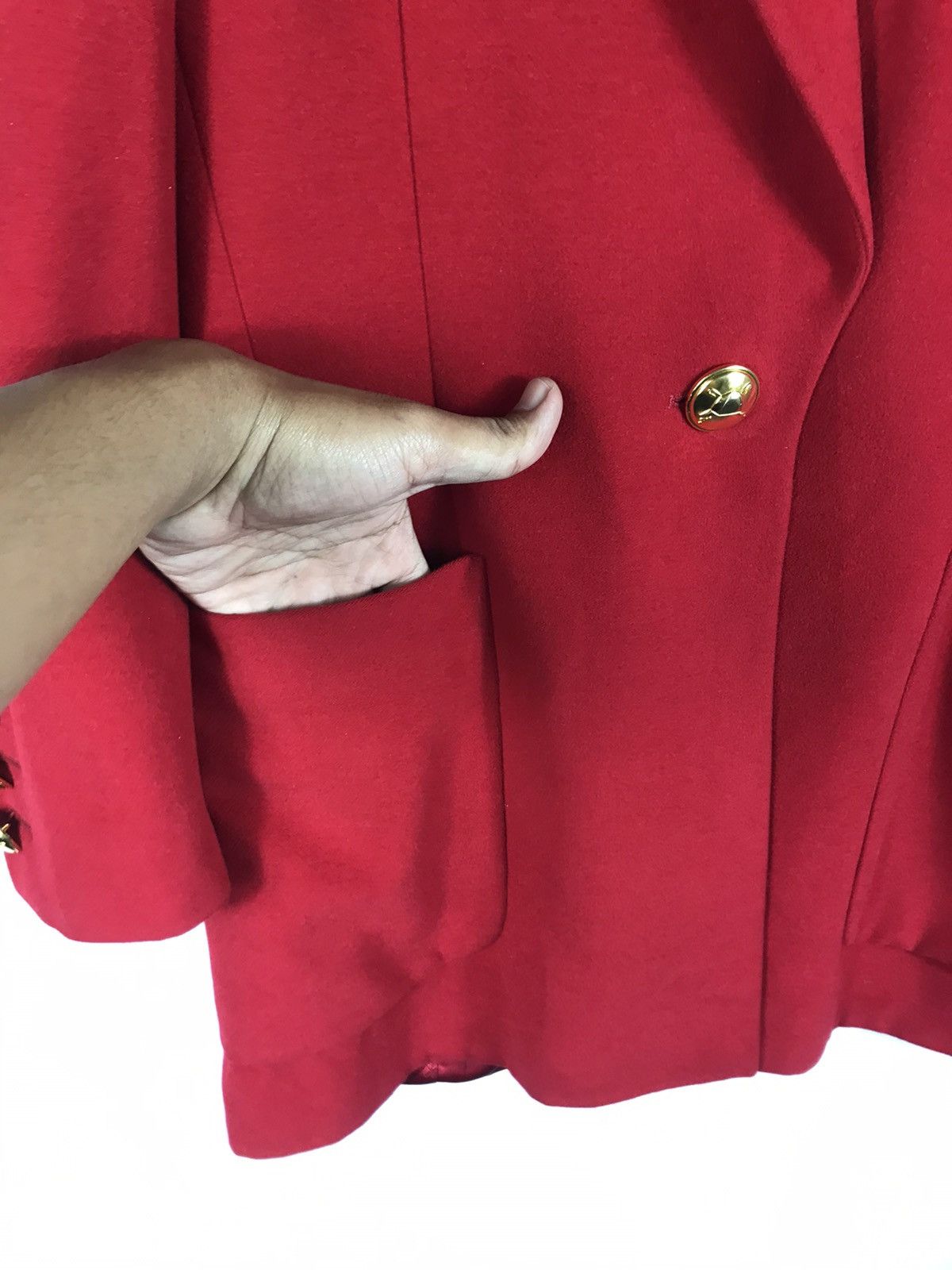 Escada ⚡️Luxury Escada Wool Single Breast Coat Size XS / US 0-2 / IT 36-38 - 6 Thumbnail