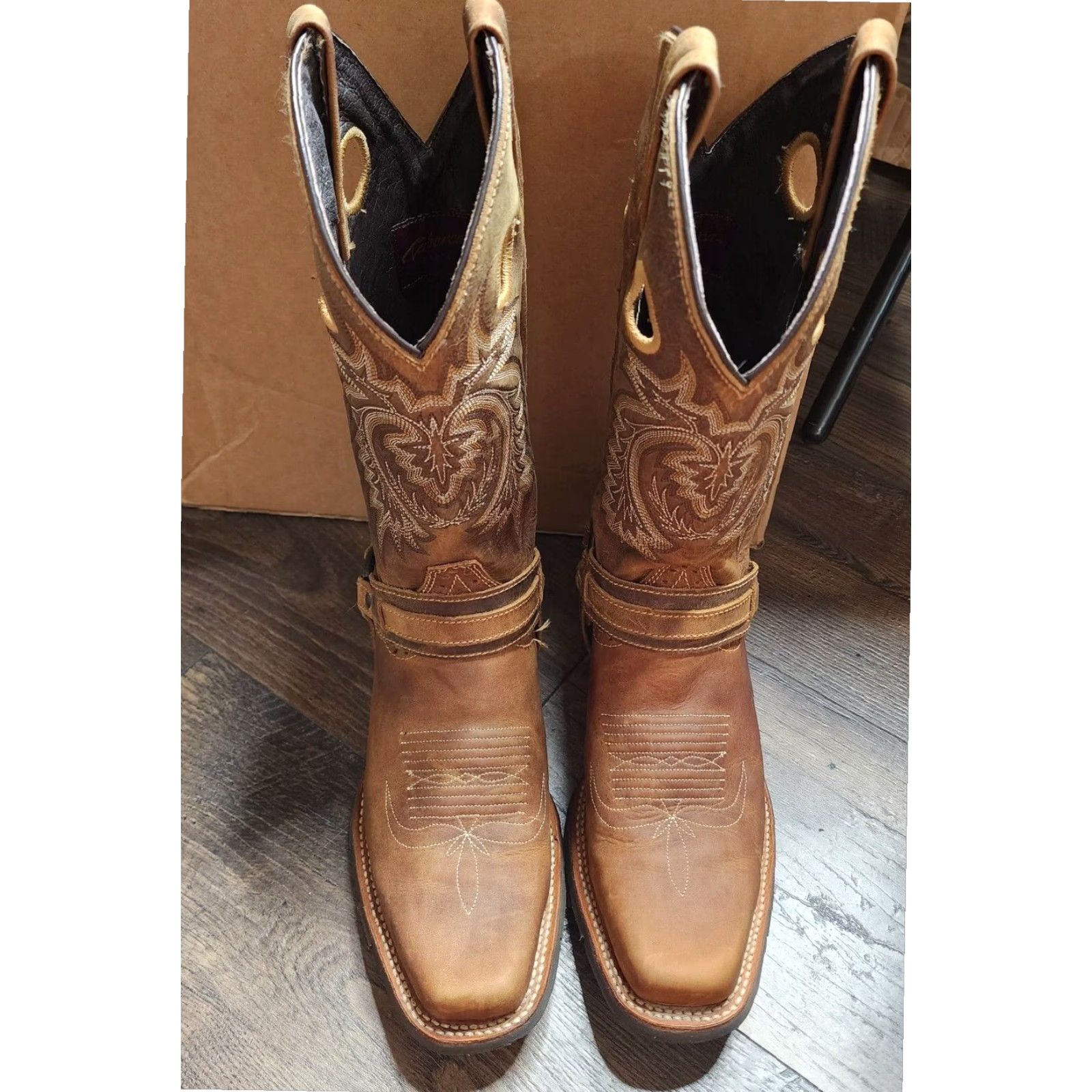 Vintage VINTAGE Mens 8 Cowboy Caborca Limited Edition Western Boots Brown Leather Size US 8 / EU 41 - 6 Thumbnail