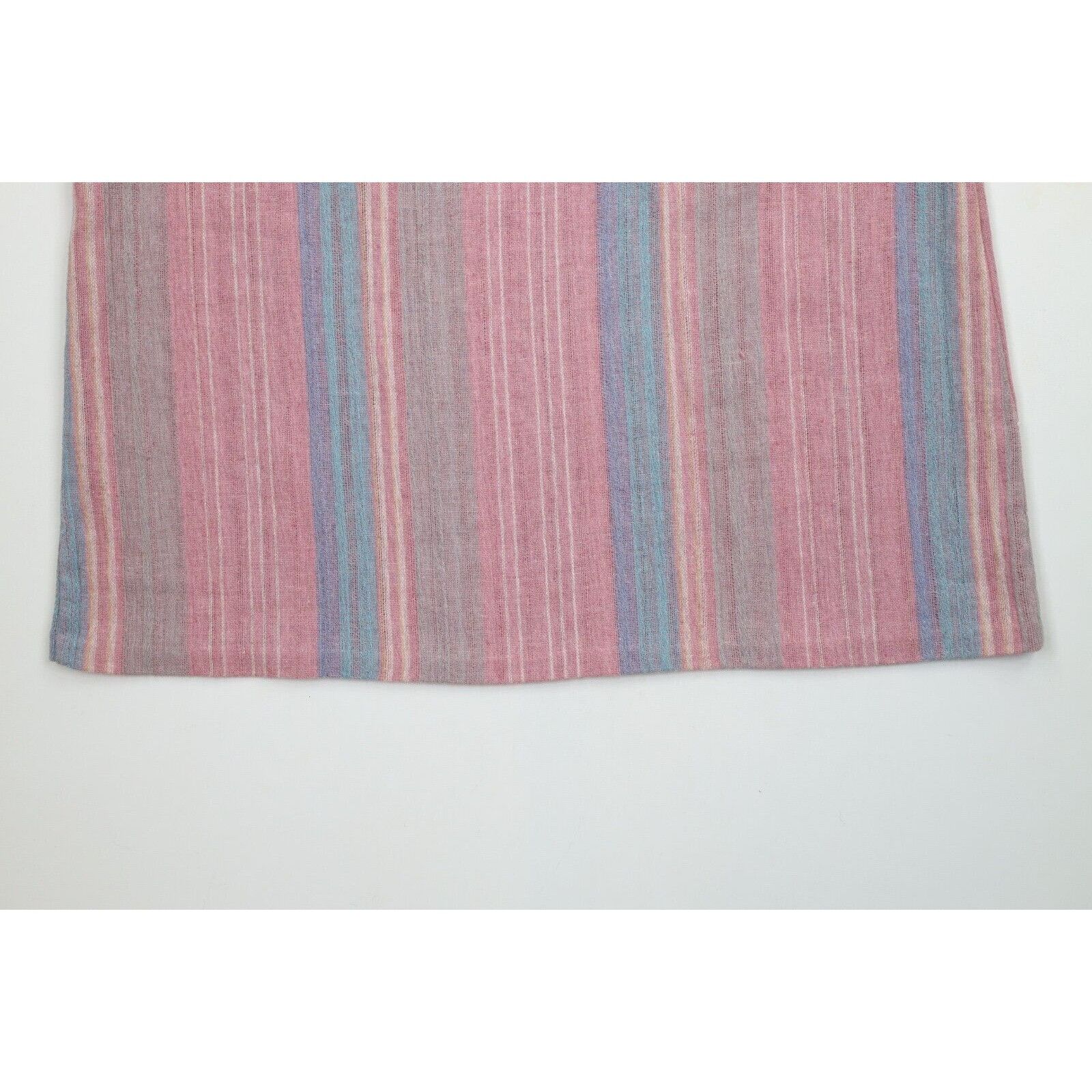 Vintage Vintage 70s Streetwear Pastel Wool Tweed Skirt Size 38" / US 16 / IT 52 - 4 Thumbnail