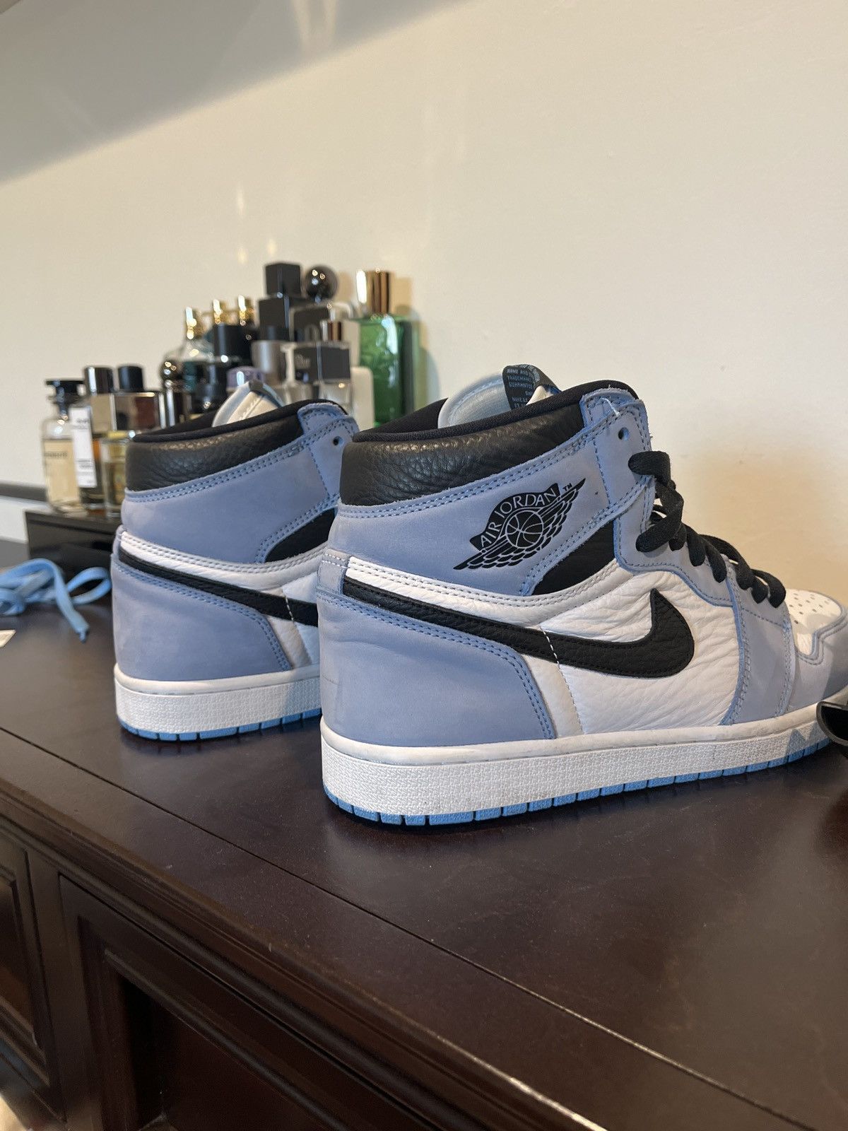 Jordan Brand Nike Air Jordan 1 University Blue “UNC” Size US 10 / EU 43 - 5 Thumbnail