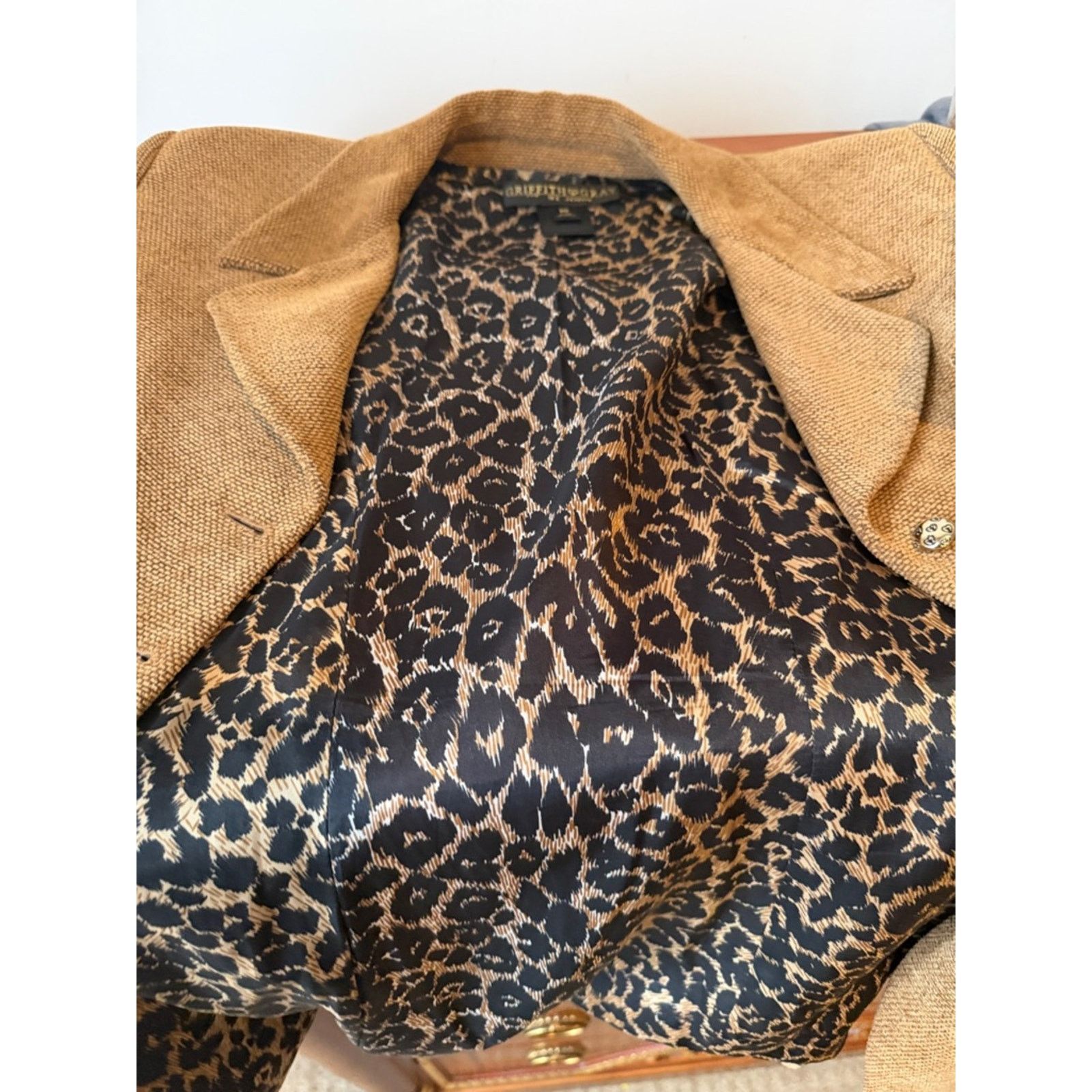 St. John Griffin Cray for St John Vintage Brown Skirt Jacket Suit 10 Size L / US 10 / IT 46 - 5 Thumbnail