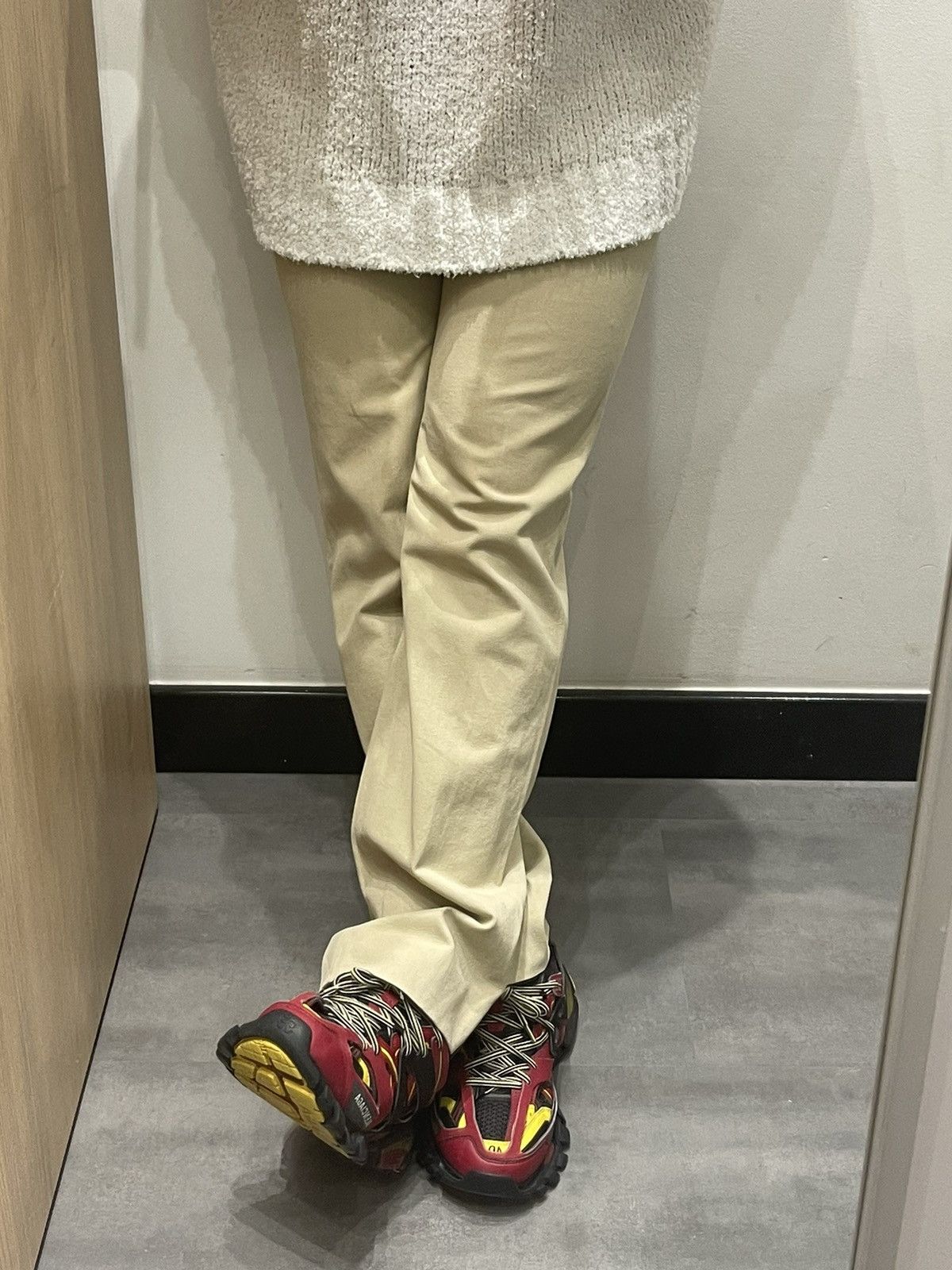 Prada Archive Prada High Rise Cream Casual Pants Size US 30 / EU 46 - 1 Thumbnail