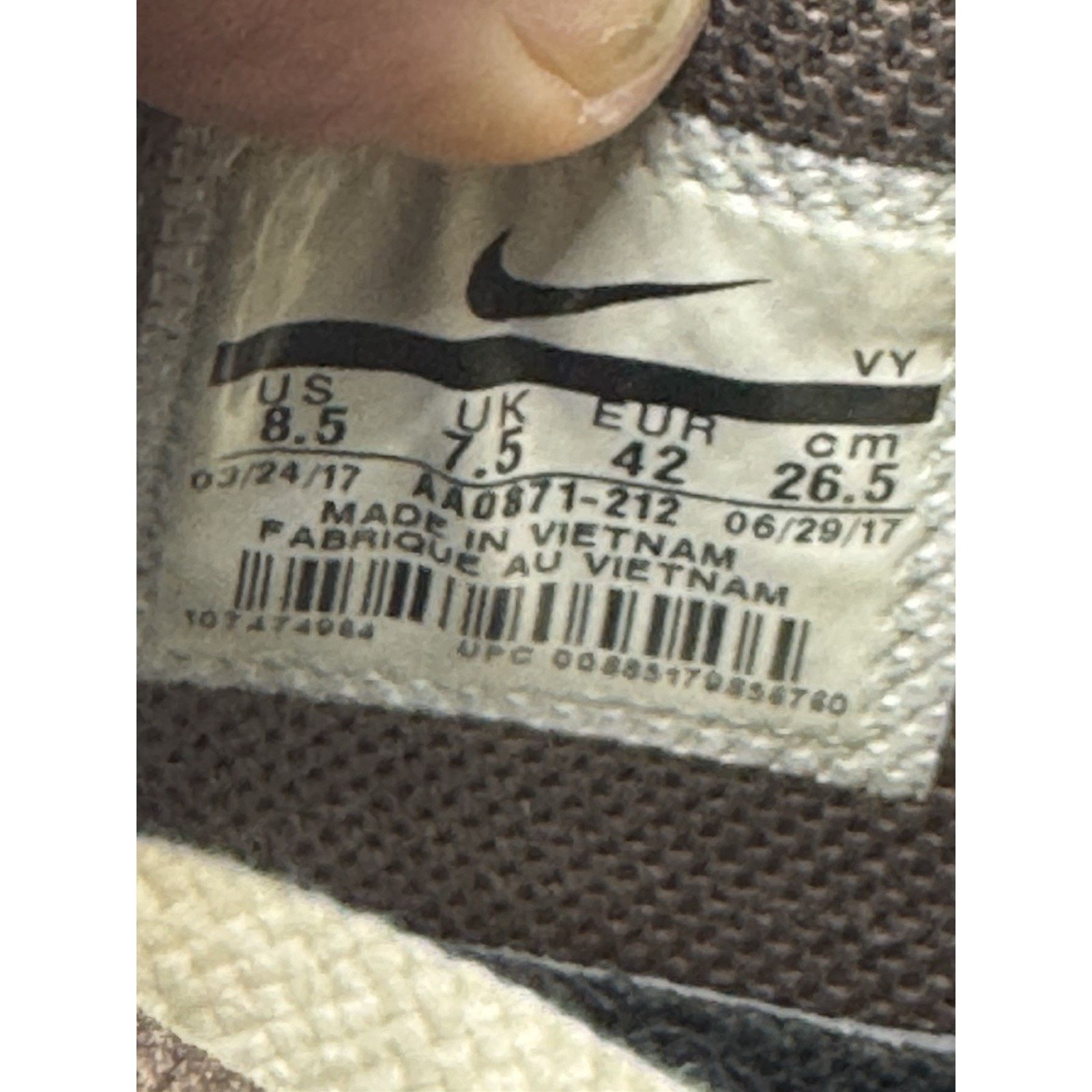 Nike Size 8.5 - Nike Supreme x Air Force 2 Brown Size US 8.5 / EU 41-42 - 6 Thumbnail