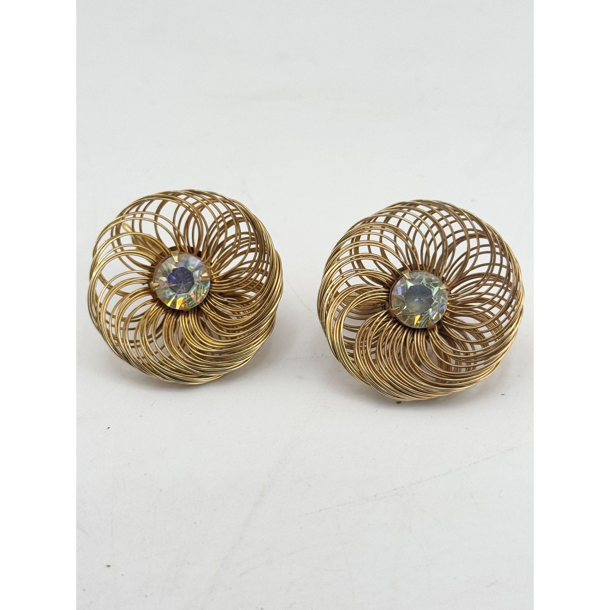 Vintage Vintage SAC Sarah Coventry wire flower earrings Size ONE SIZE - 1 Thumbnail
