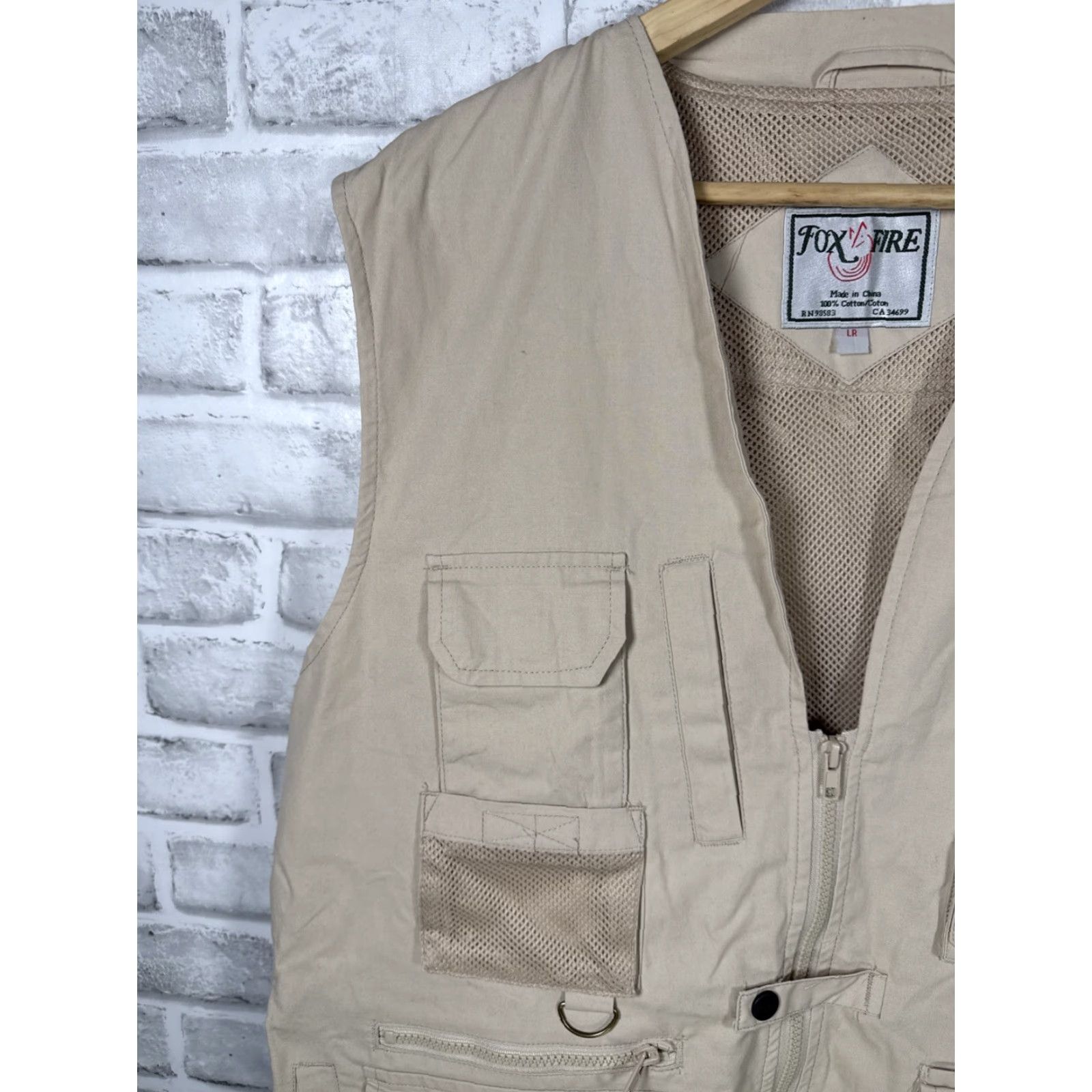 Vintage VINTAGE FOXFIRE Beige Safari Style Vest Mens L Size US L / EU 52-54 / 3 - 6 Thumbnail