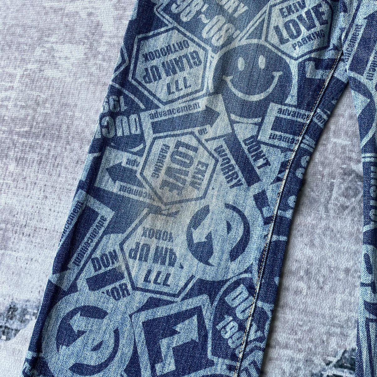 If Six Was Nine × Japanese Brand × Le Grande Bleu (L.G.B.) Co&Lu Coandlu Japanese Full print Denim Jeans Size US 30 / EU 46 - 5 Thumbnail