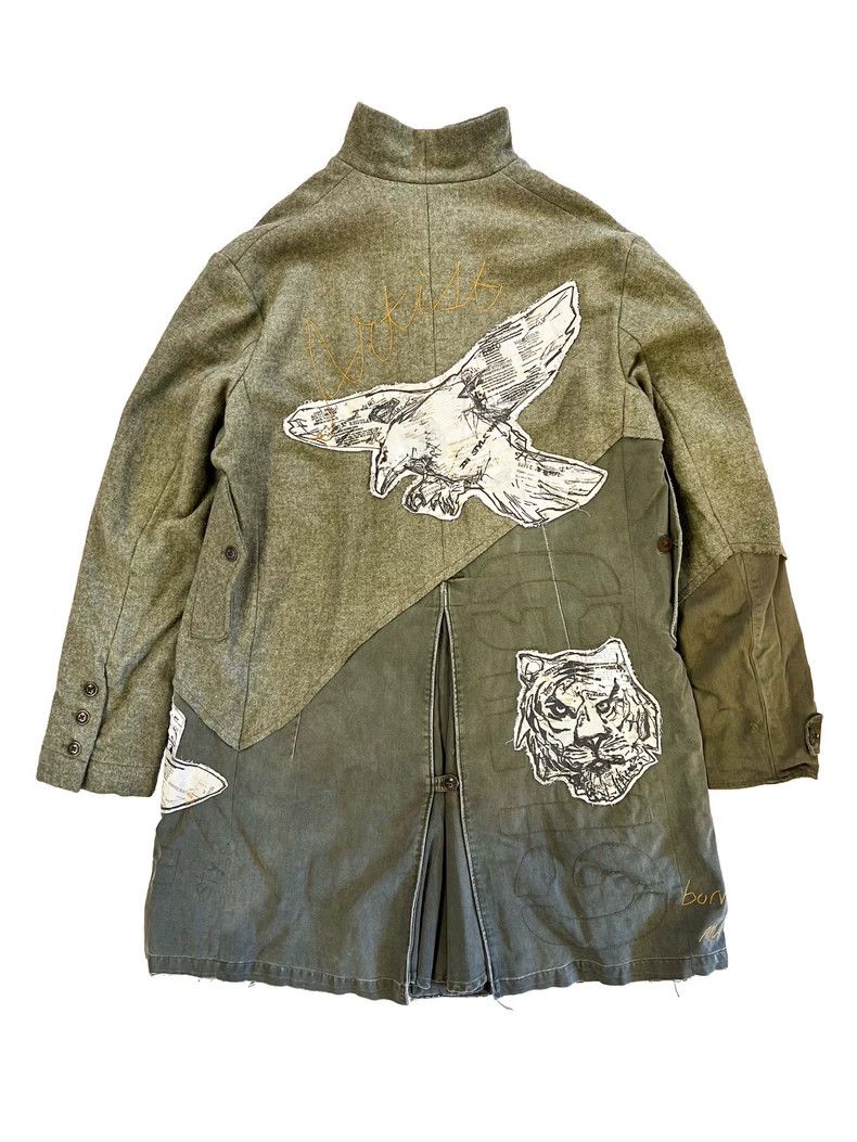 Greg Lauren Greg LaurenPatchwork windbreaker coat 2503-Nextarrow Size US L / EU 52-54 / 3 - 2 Thumbnail