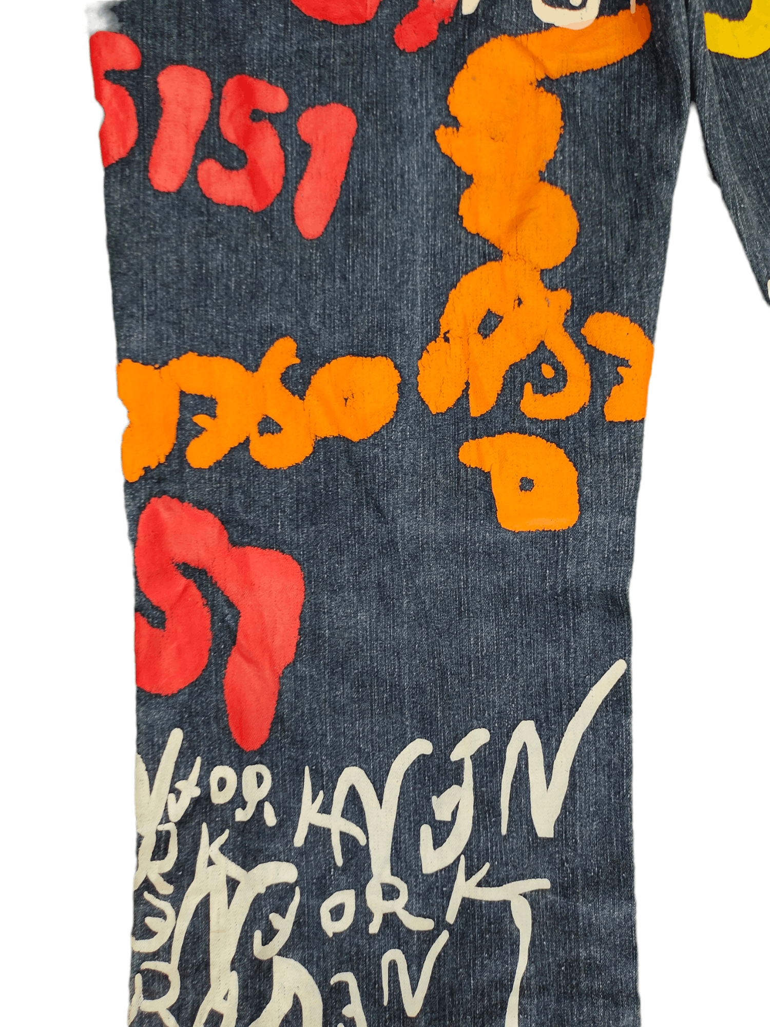 Hysteric Glamour Flare Jeans Neeso Fullprint Bootcut Y2k Goa Jpg Hysterics Size US 32 / EU 48 - 17 Thumbnail
