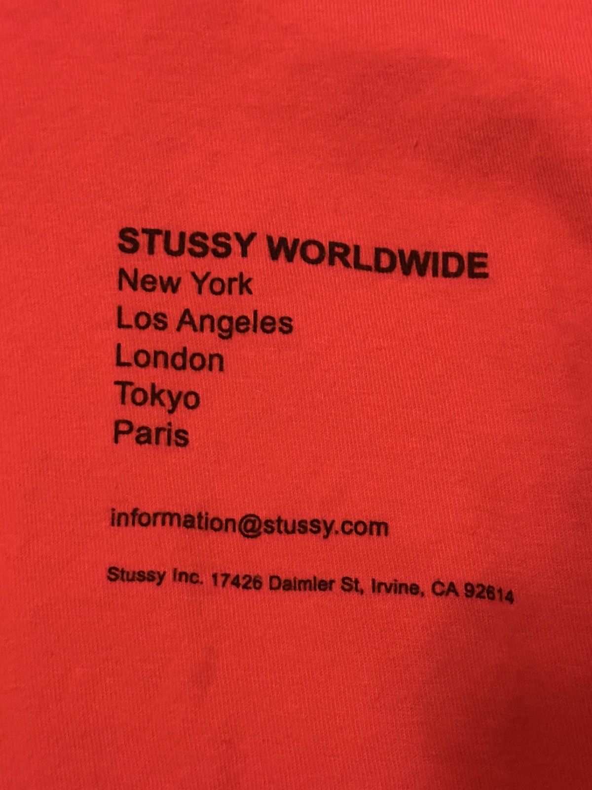 Stussy Stussy tee Size US XL / EU 56 / 4 - 5 Thumbnail