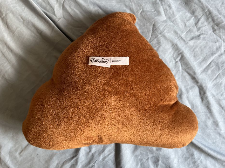 Other Throwboy Brown Emoji Pillow Poop Poo Plush Grailed