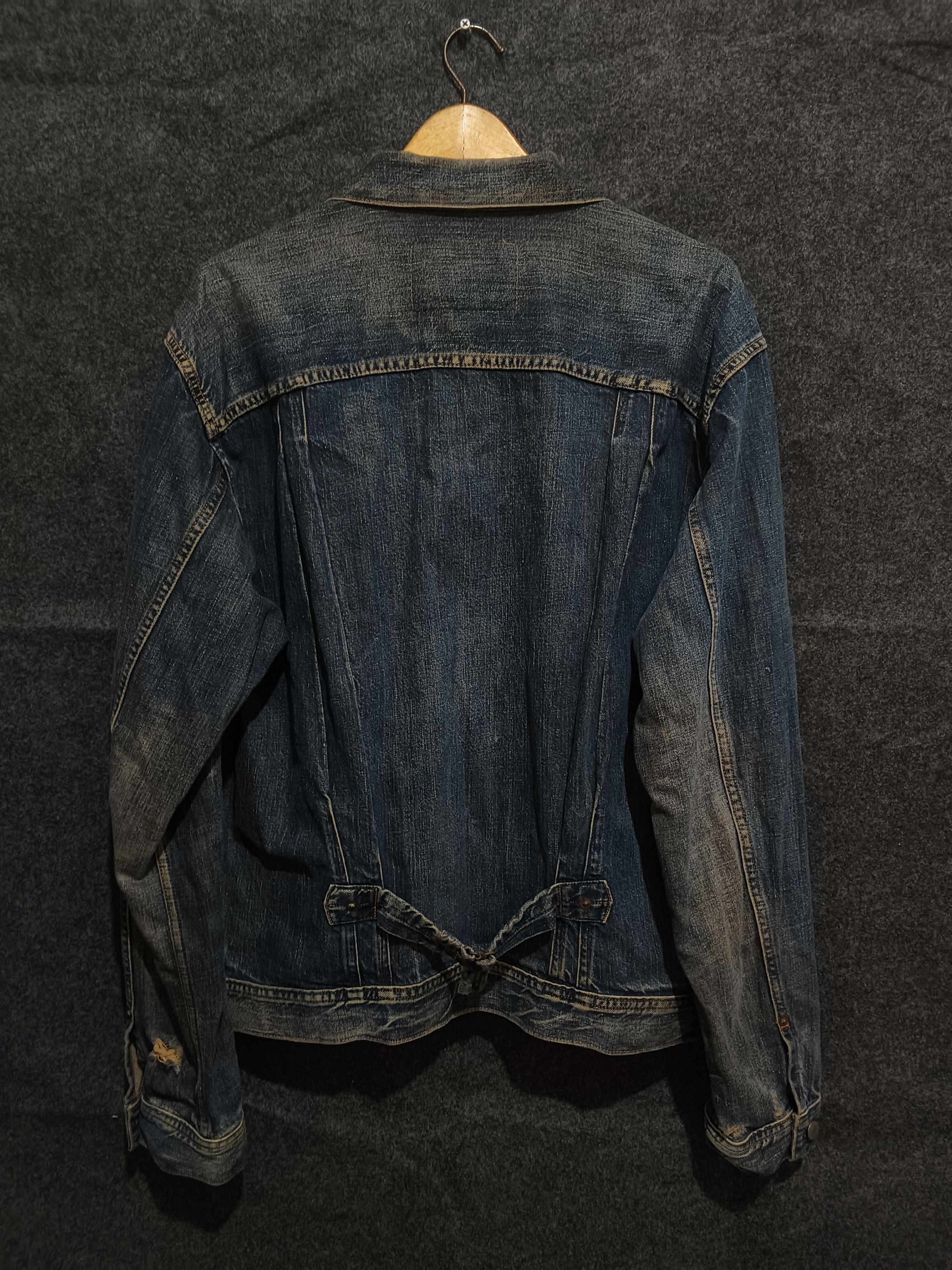 Denim & Supply Ralph Lauren 💥Denim&Supply Ralph Lauren Distressed Denim Trucker jacket Size US XL / EU 56 / 4 - 7 Thumbnail