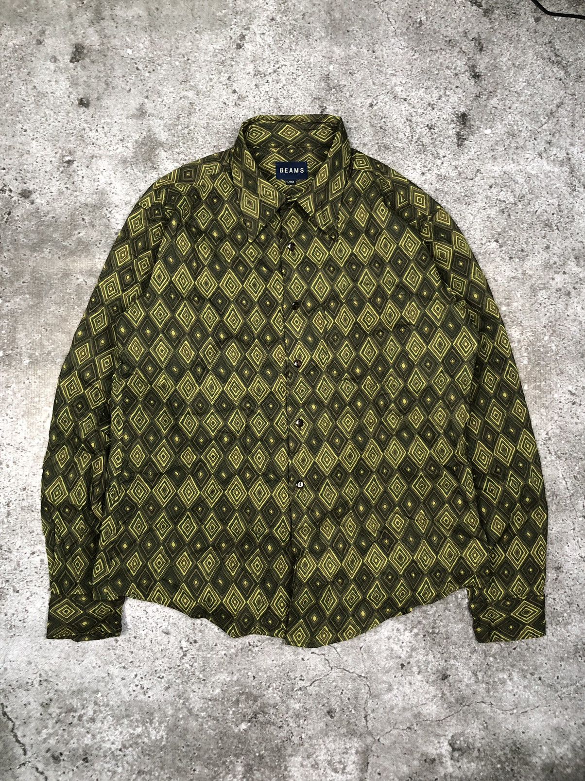 Beams Plus × Beauty Beast × Tornado Mart BEAMS Button Shirt Motifnyaaa Unikkkk Size US L / EU 52-54 / 3 - 1 Thumbnail