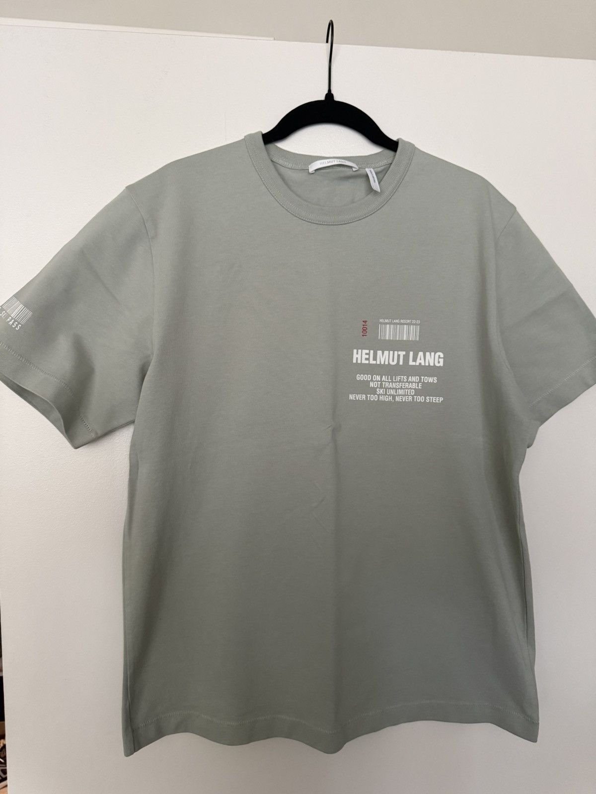 Helmut Lang Helmut Lang Gray Short Sleeve Tee Size US M / EU 48-50 / 2 - 1 Thumbnail
