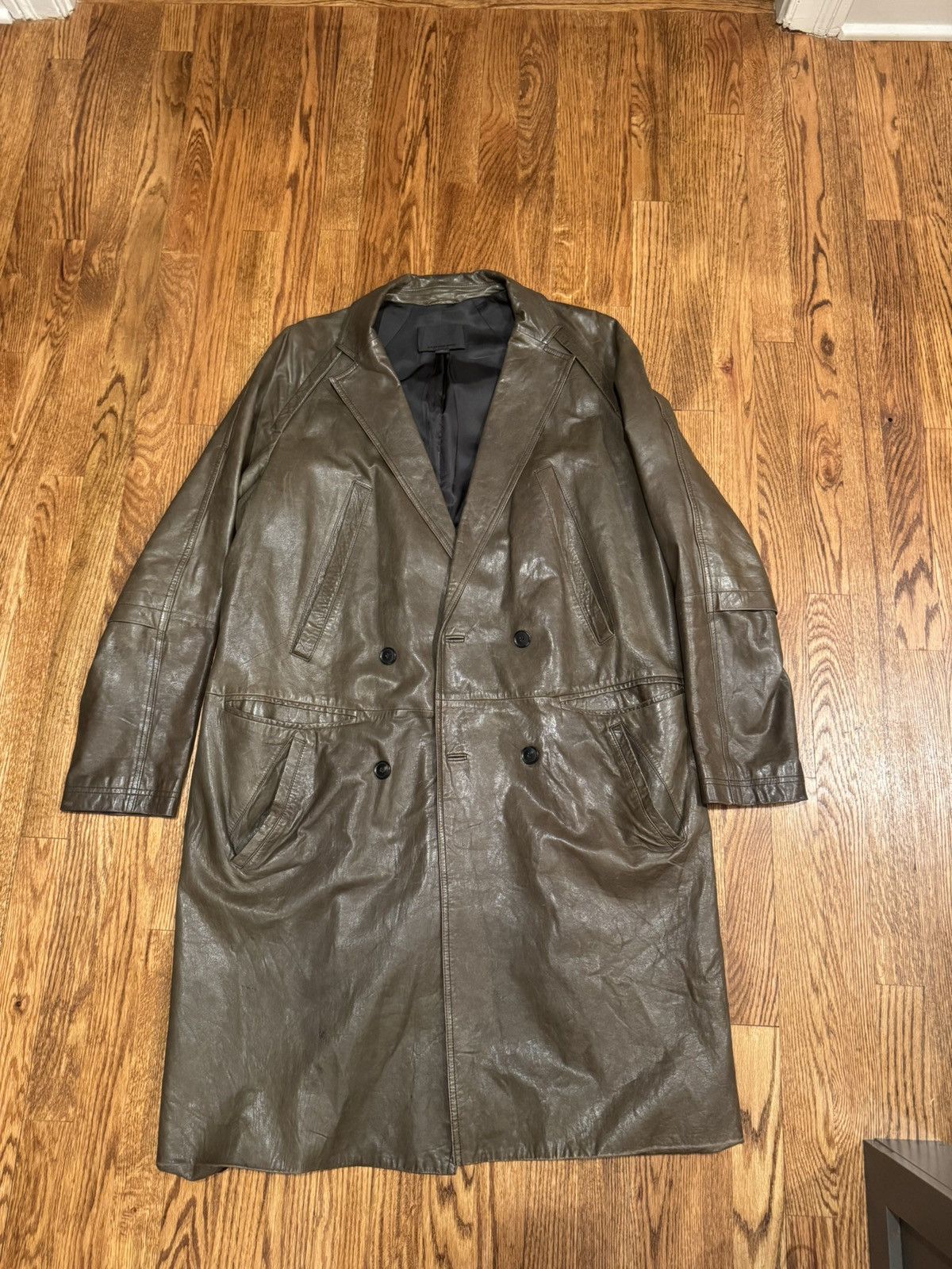 Alexander Wang Alexander Wang Olive Green Trench Coat Size US L / EU 52-54 / 3 - 1 Thumbnail