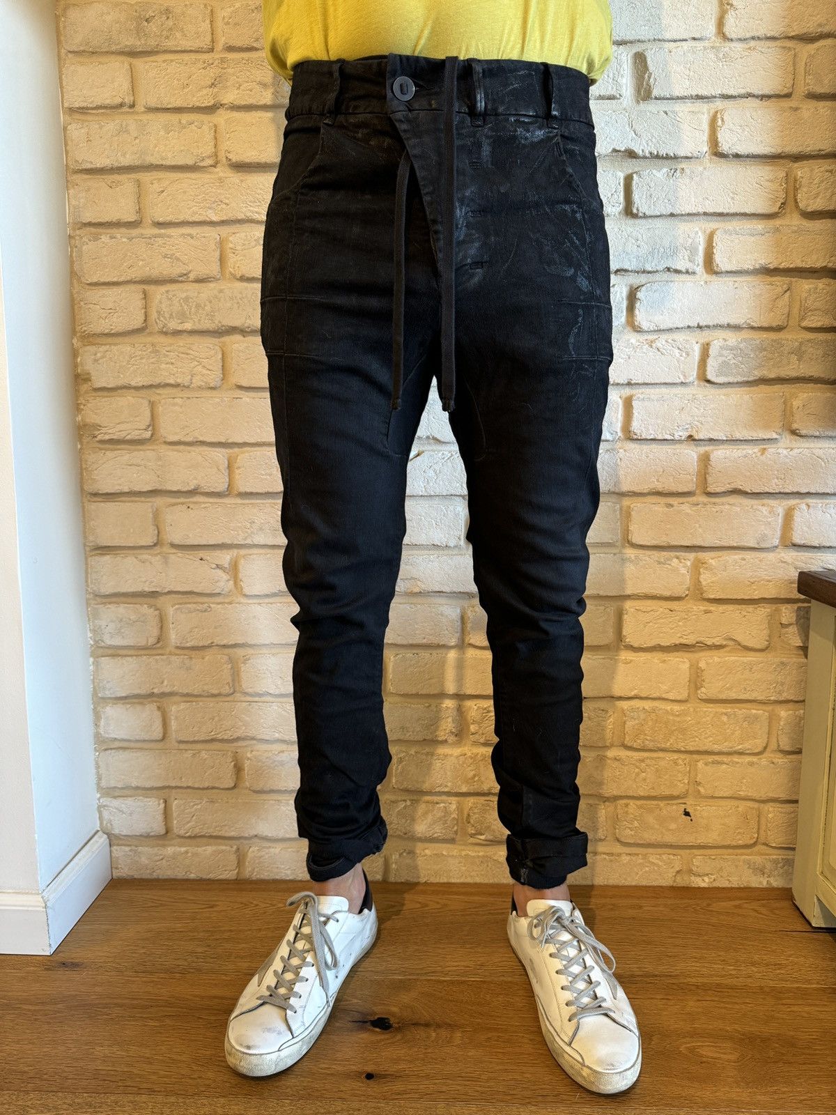 Boris Bidjan Saberi ブラック P11 ジーンズサイズ S
