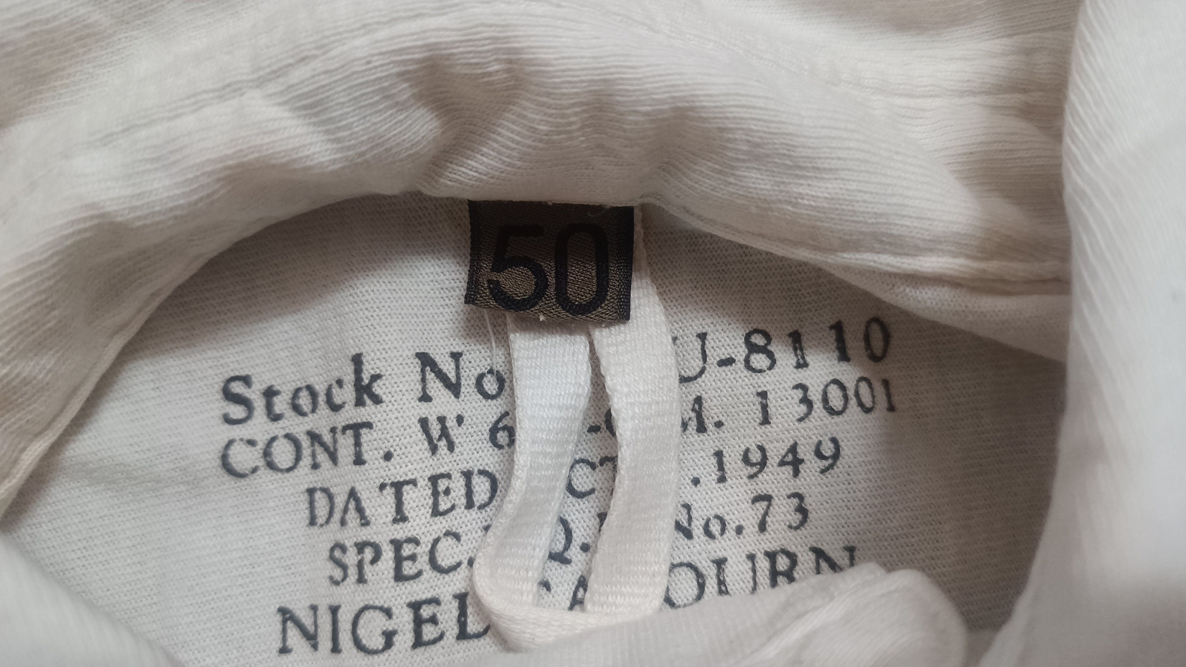 Nigel Cabourn 🔥🔥Rare Nigel carbourn Polo Cream Tee Size US M / EU 48-50 / 2 - 3 Thumbnail