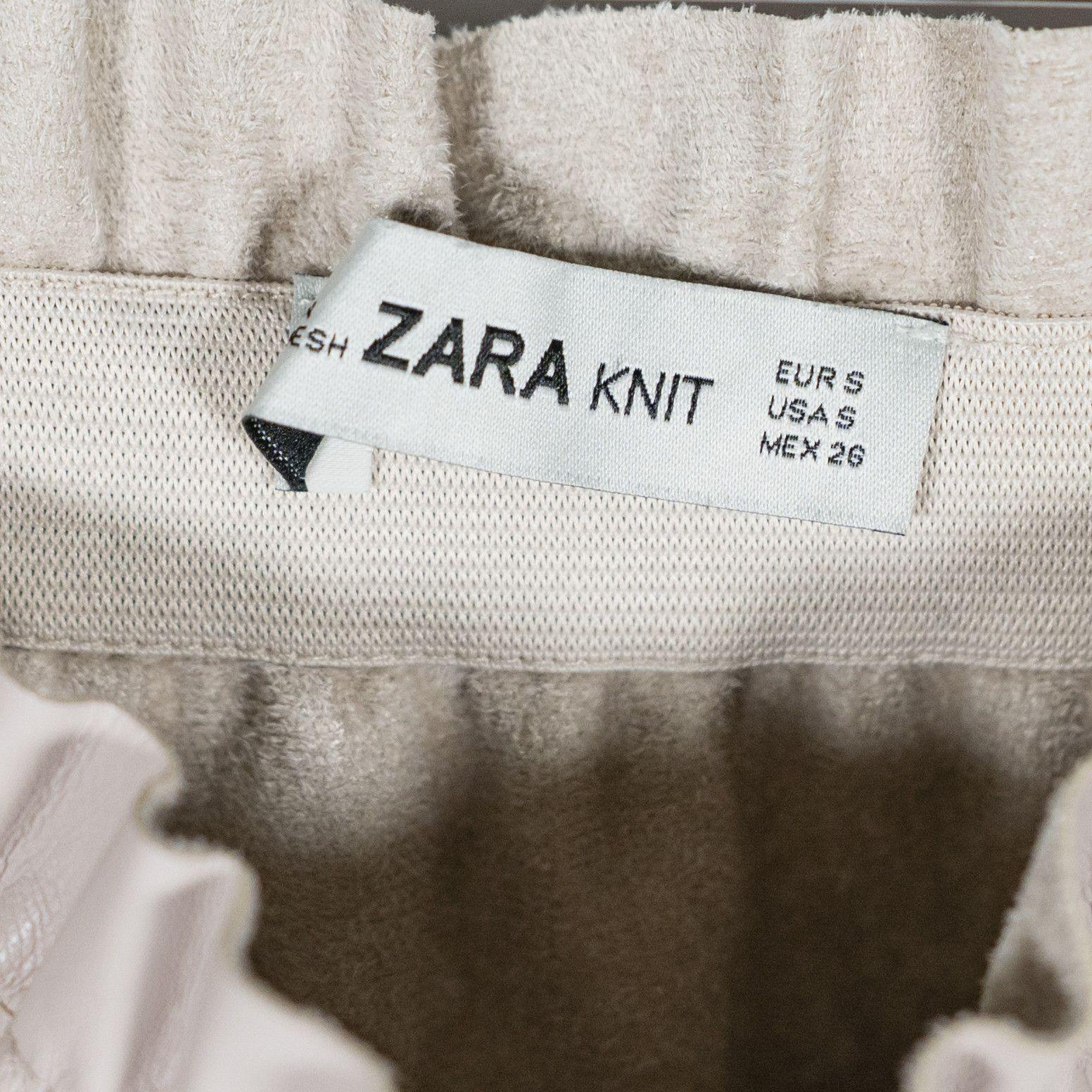 Zara Zara Faux Vegan Leather Paper Bag Stretch Size 25" / US 0 / IT 36 - 2 Thumbnail