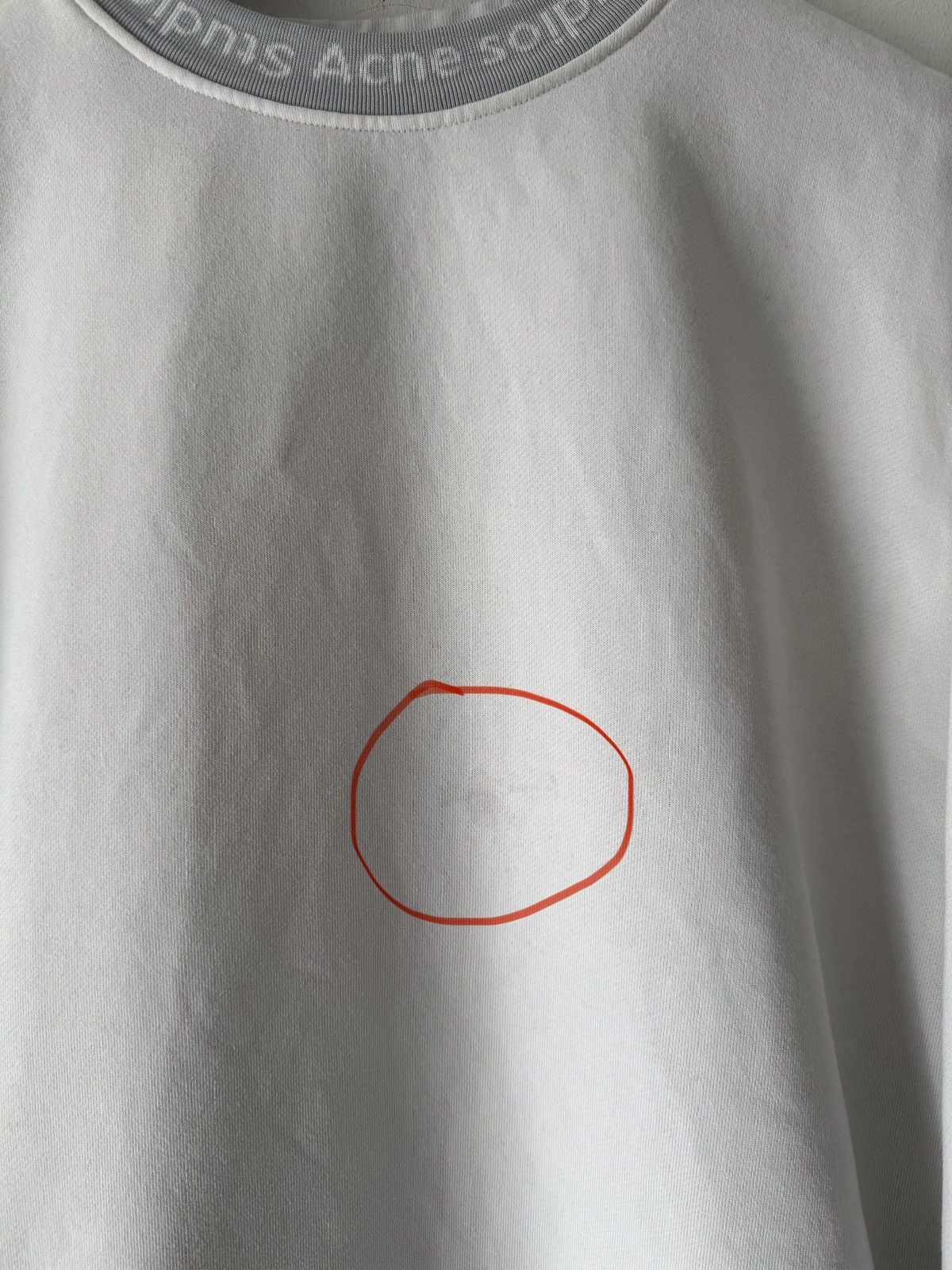 Acne Studios 🔥🔥 Acne Studios White Cotton Sweatshirt Size US M / EU 48-50 / 2 - 9 Thumbnail