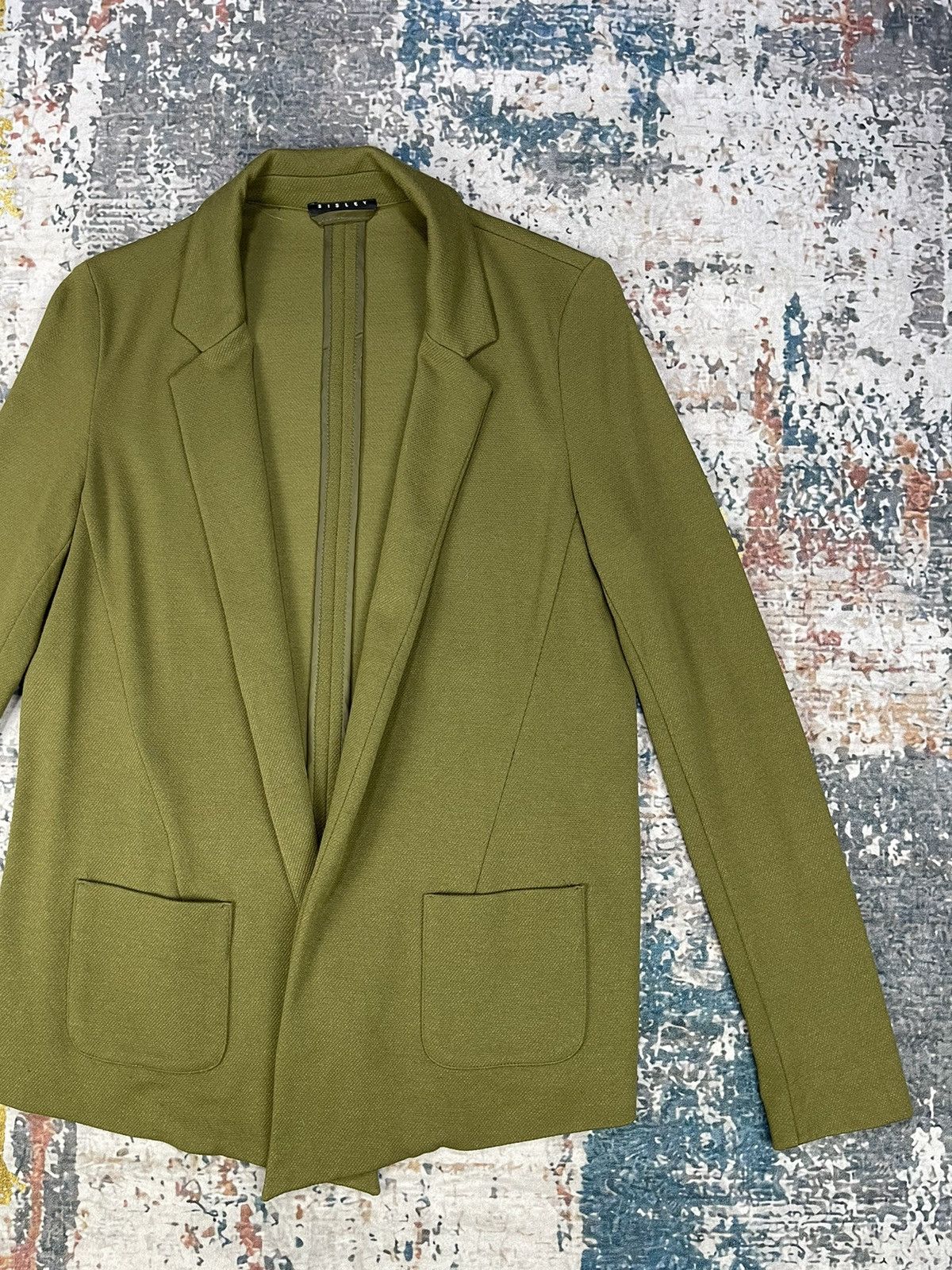 Sisley Kansai Yamamoto Sisley Open Front Light Blazer Size XS / US 0-2 / IT 36-38 - 3 Thumbnail