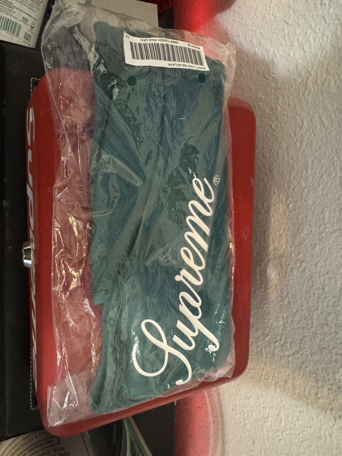 Supreme Supreme Script Lightweight Balaclava Size ONE SIZE - 3 Thumbnail