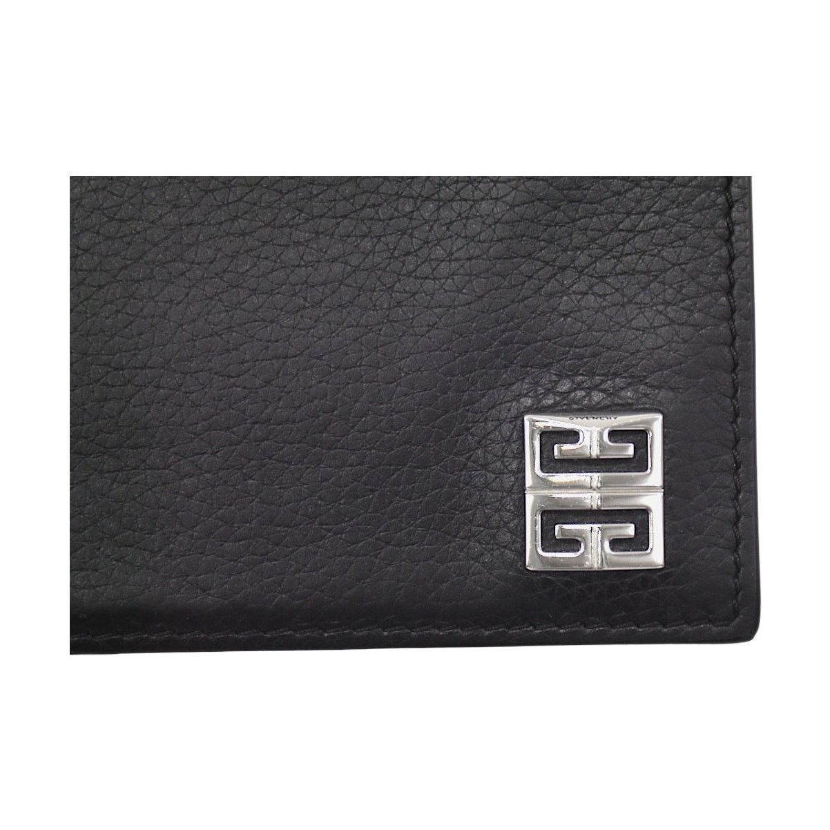 Givenchy 🔴 Givenchy 4G Logo 8CC Bifold Wallet - Black Leather Size ONE SIZE - 10 Thumbnail