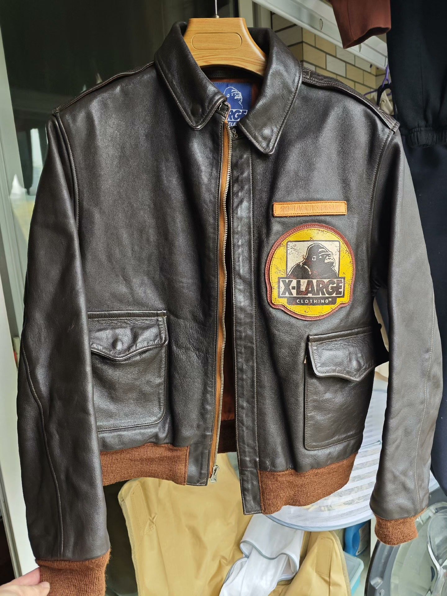 Toys McCoy x XLARGE A2 Leather Jacket