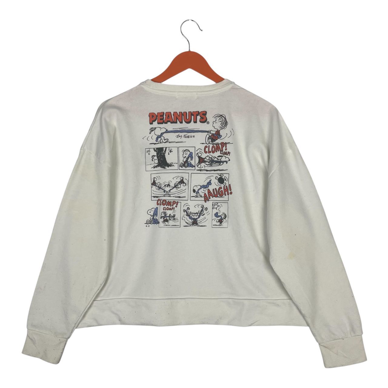 Peanuts Vintage Peanuts Snoopy Backhit Printed Pullover Sweatshirt Size S / US 4 / IT 40 - 1 Thumbnail