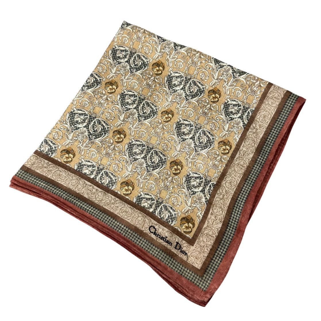 Christian Dior Monsieur 🔥Handkerchief | Neckerchief | Bandana | Pocket-square | Size ONE SIZE - 2 Thumbnail