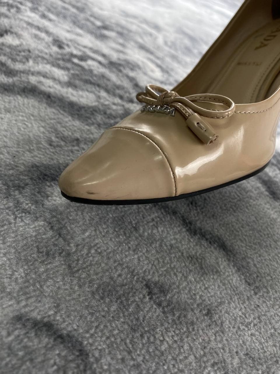 Prada Prada Leather Heels Women Size 36 Beige Size US 6 / IT 36 - 14 Thumbnail
