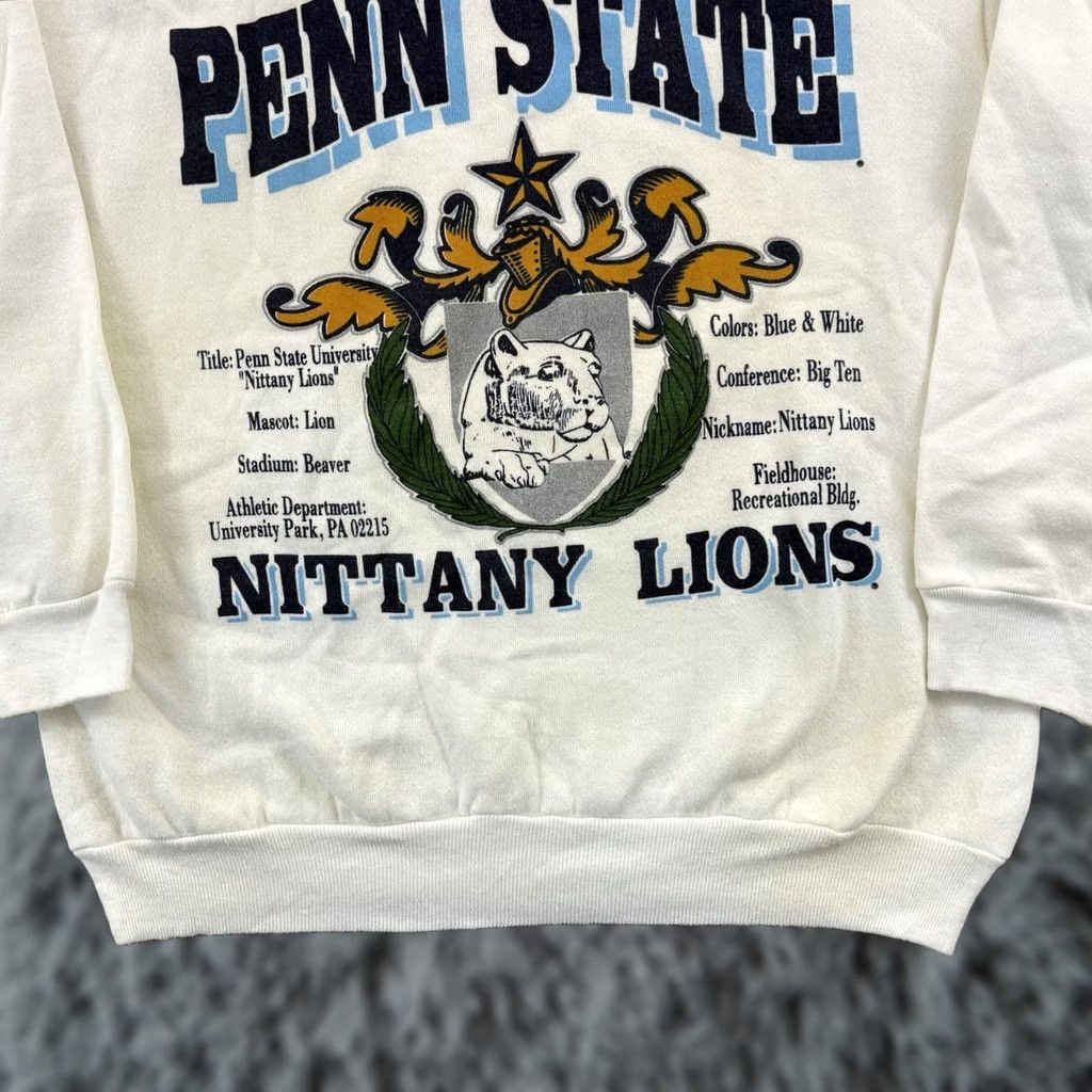 Penn VINTAGE Penn State Nittany Lions Sweatshirt Men’s Large 80s Football Sport USA Size US L / EU 52-54 / 3 - 1 Thumbnail