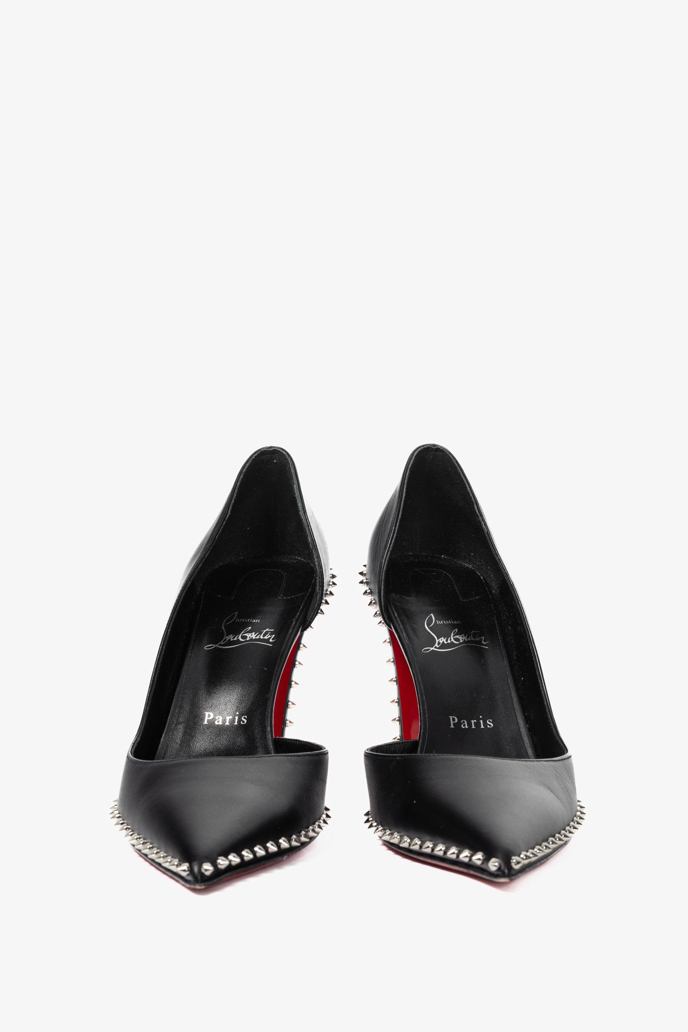 Christian Louboutin Christian Louboutin Vidura Calfskin Spike D'Orsay Heels Size US 10.5 / IT 40.5 - 2 Thumbnail