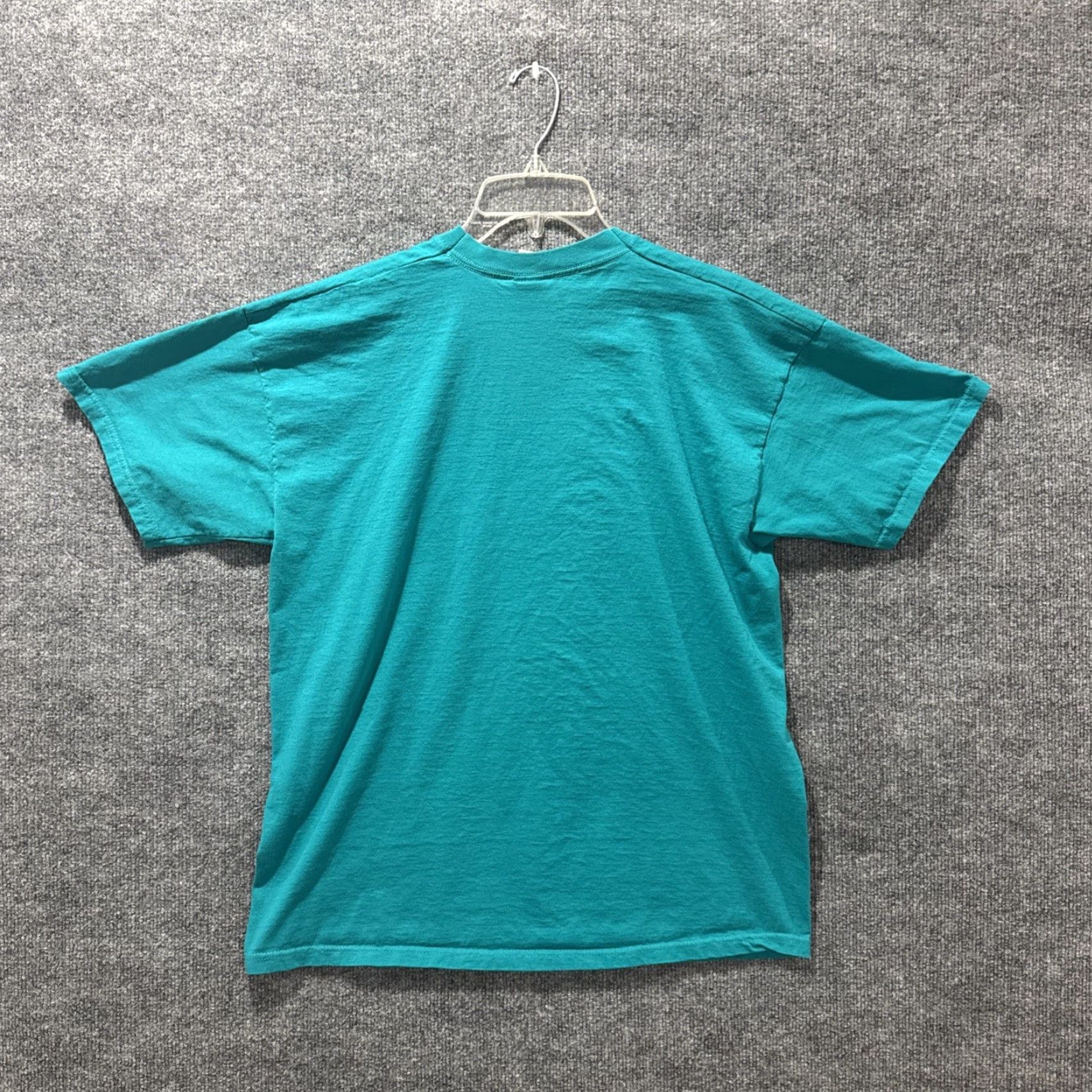 Fruit Of The Loom VINTAGE Fruit of the Loom Joe Cocker Heart & Soul Short Sleeve Tee HTF XL Mens Teal/Blue Shirt Size US 36 / EU 52 - 6 Thumbnail