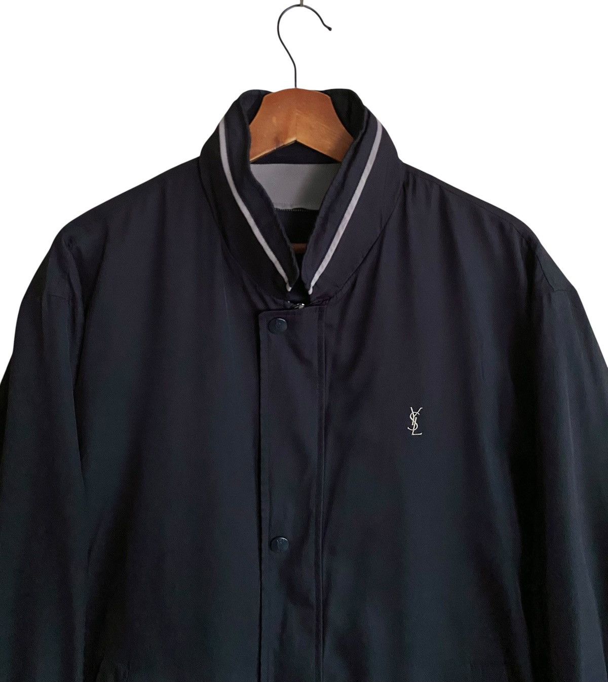Yves Saint Laurent Rare Design Vintage Yves Saint Laurent Nylon Jacket 1990s Size US L / EU 52-54 / 3 - 4 Thumbnail