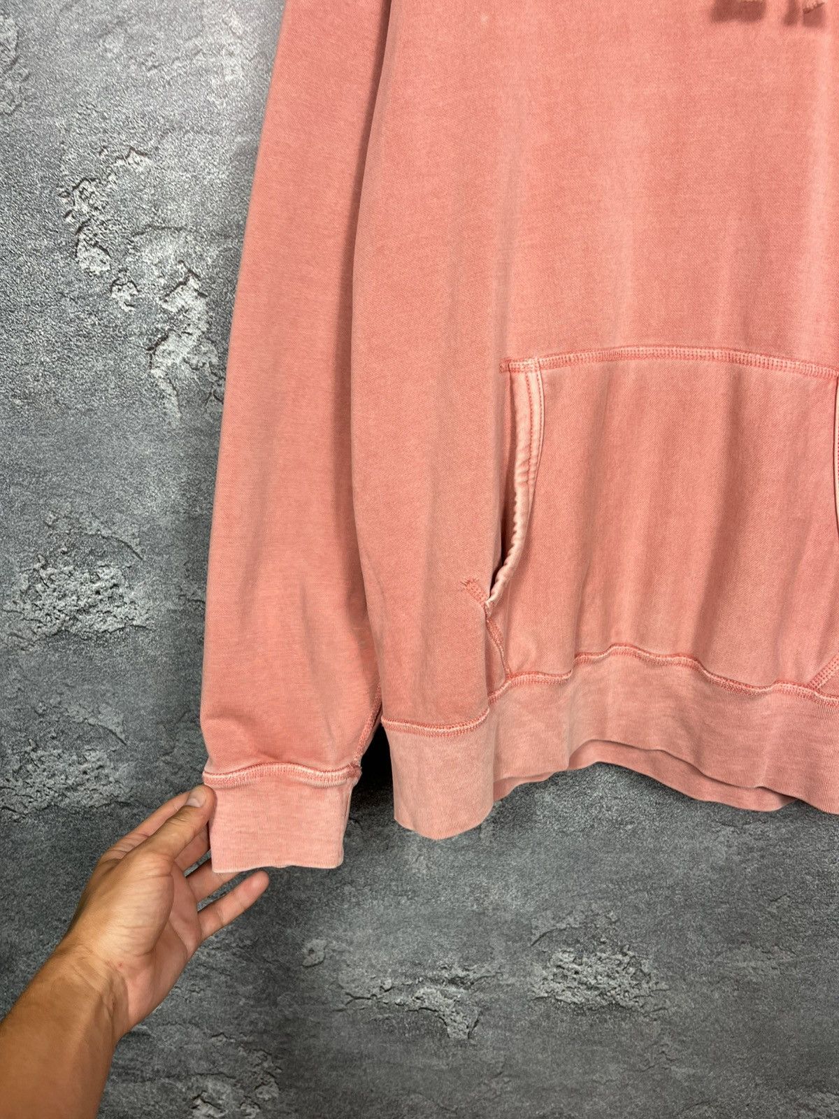Denim & Supply Ralph Lauren Denim and Supply Ralph Lauren Washed Pink Hoodie With Logo Size US L / EU 52-54 / 3 - 4 Thumbnail