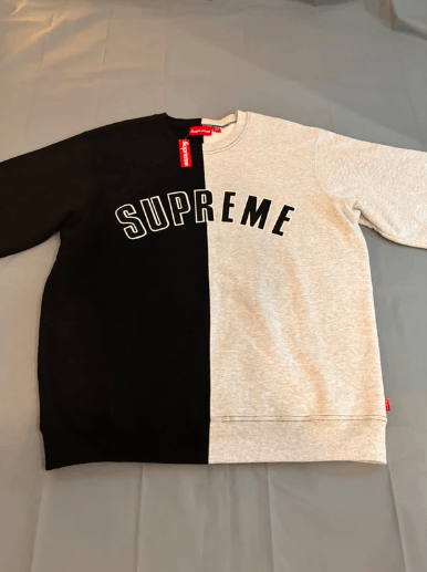 Supreme Sweat col rond Supreme coupé en deux neuf avec étiquette Size US L / EU 52-54 / 3 - 3 Thumbnail