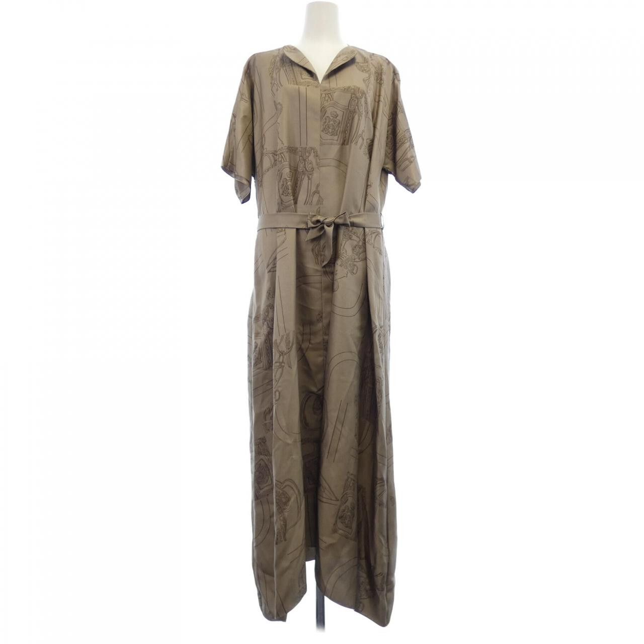 Hermes Hermes Hermes EN DESORDRE FINESSE Silk Dress Textile Dresses DUTY FREE for USA Size ONE SIZE - 1 Thumbnail
