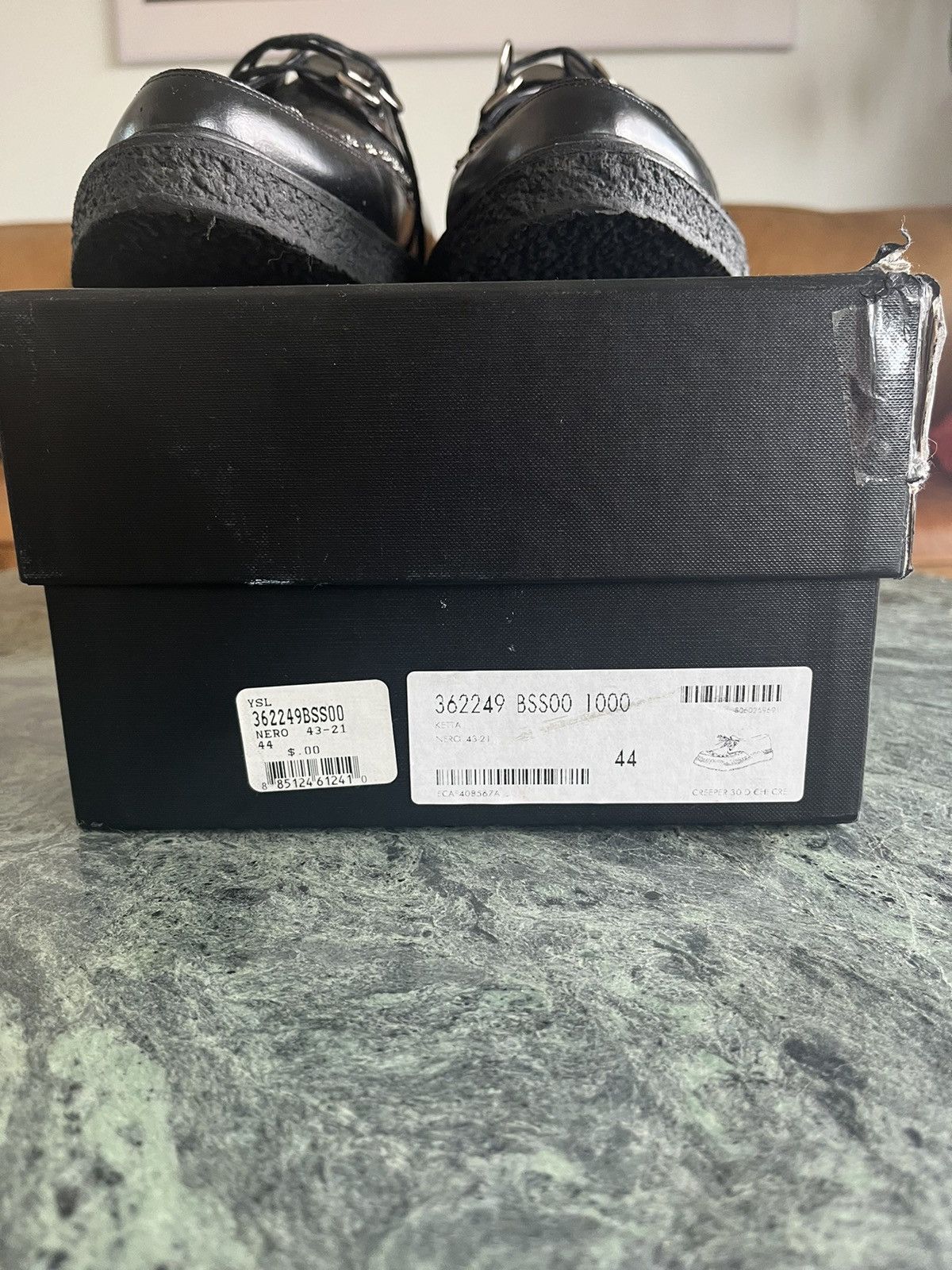 Saint Laurent Paris D Ring Chain Creepers Size US 11 / EU 44 - 4 Thumbnail