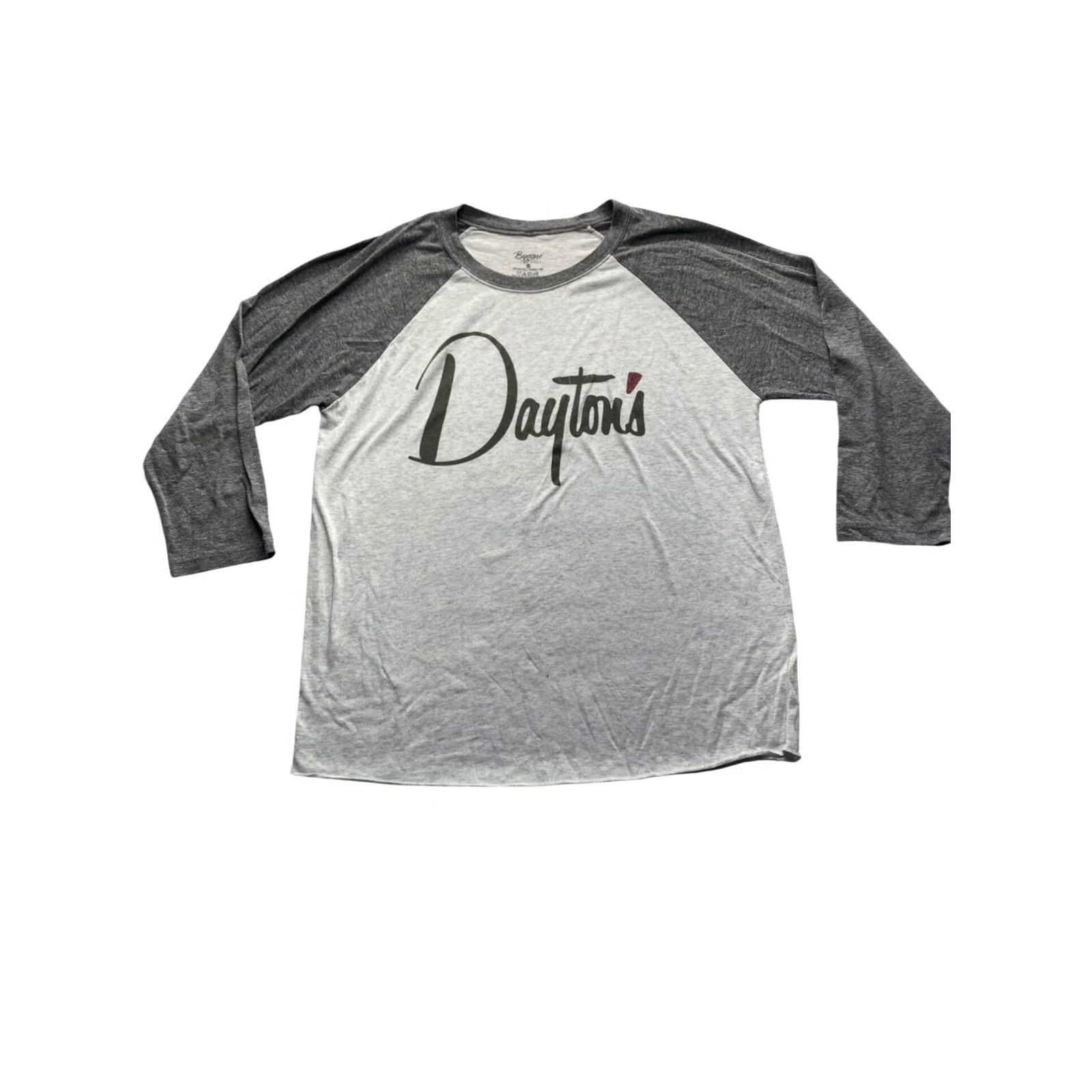 Vintage VINTAGE Bygone Dayton’s Shirt Womens Small 3/4 Sleeve Grey Cotton Blend T-Shirt Womens, Daytons, 5112, Pre-Owned Like New Size S / US 4 / IT 40 - 2 Thumbnail