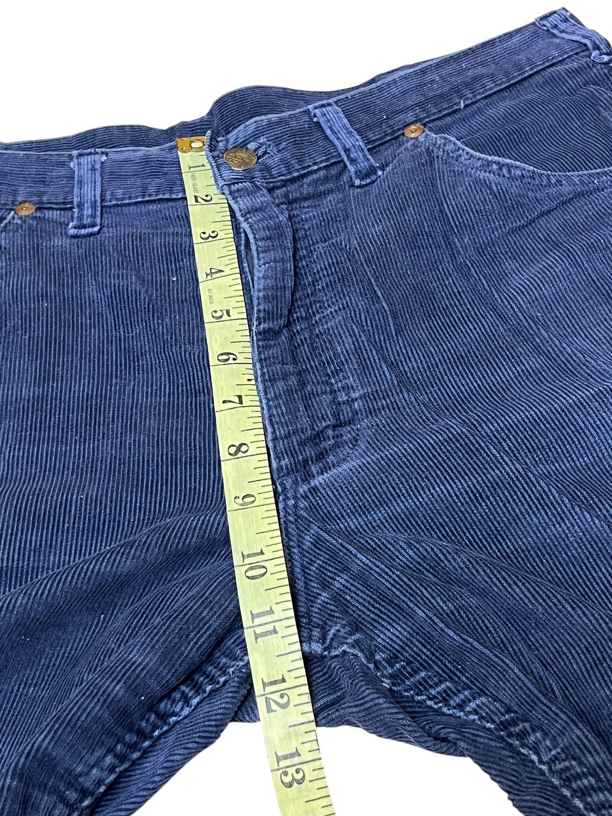 Lee VINTAGE 80s LEE RIDERS MADE IN USA BLUE CORDUROY PANTS Size US 33 - 14 Thumbnail
