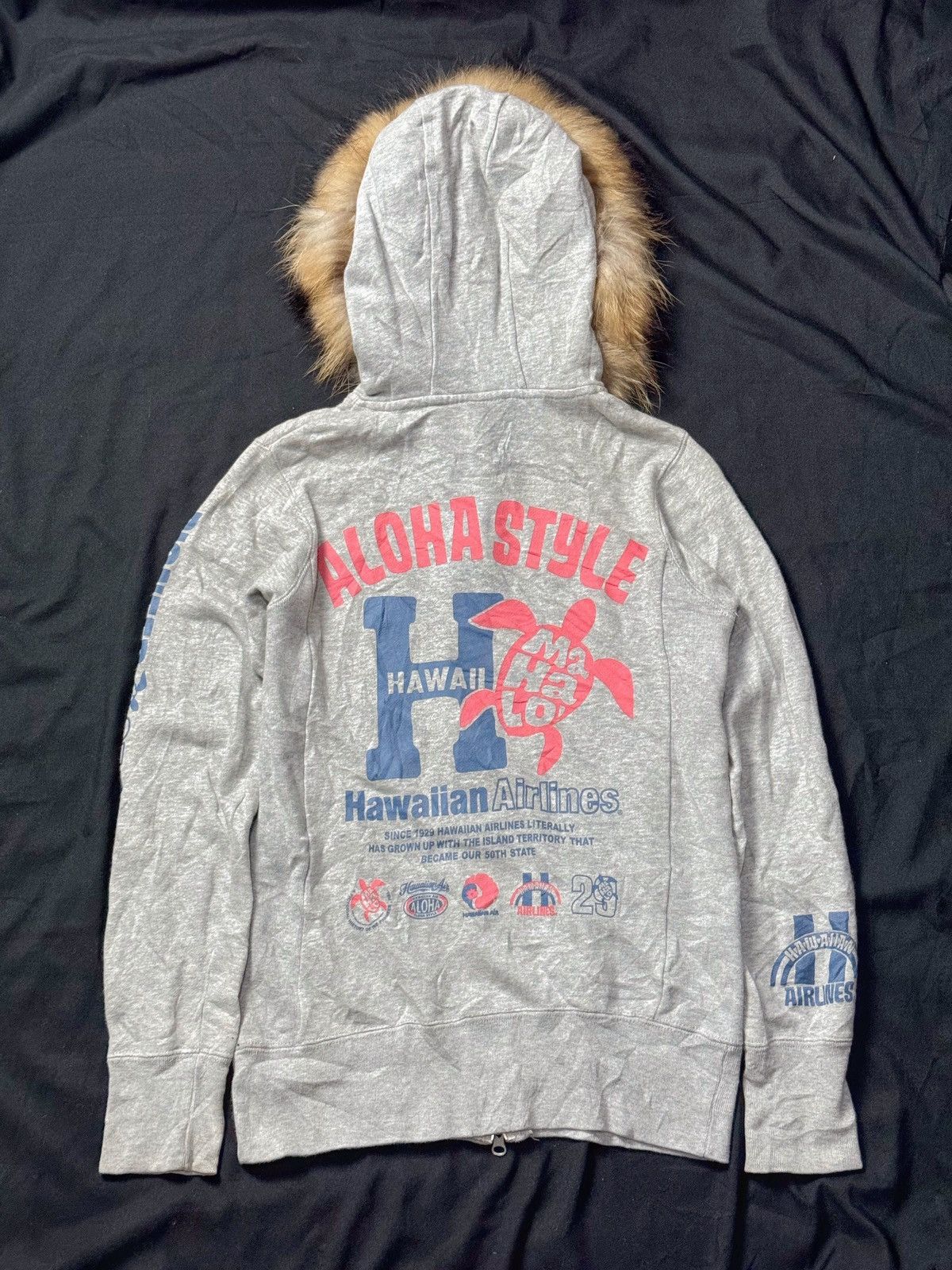 Hysteric Glamour × Japanese Brand × Le Grande Bleu (L.G.B.) Aloha style fur hoodie Size US S / EU 44-46 / 1 - 1 Thumbnail