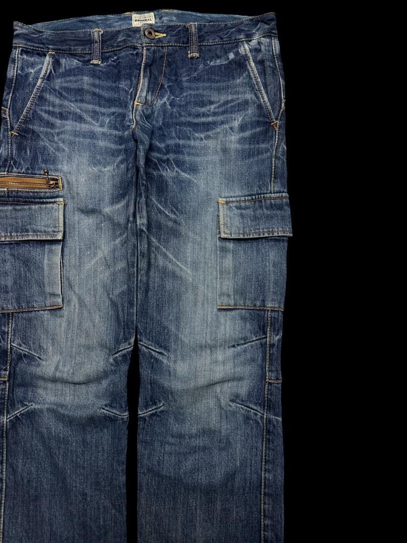 SICK Vintage Kurashiki Eternal Kapital Whisker Cargo Jeans