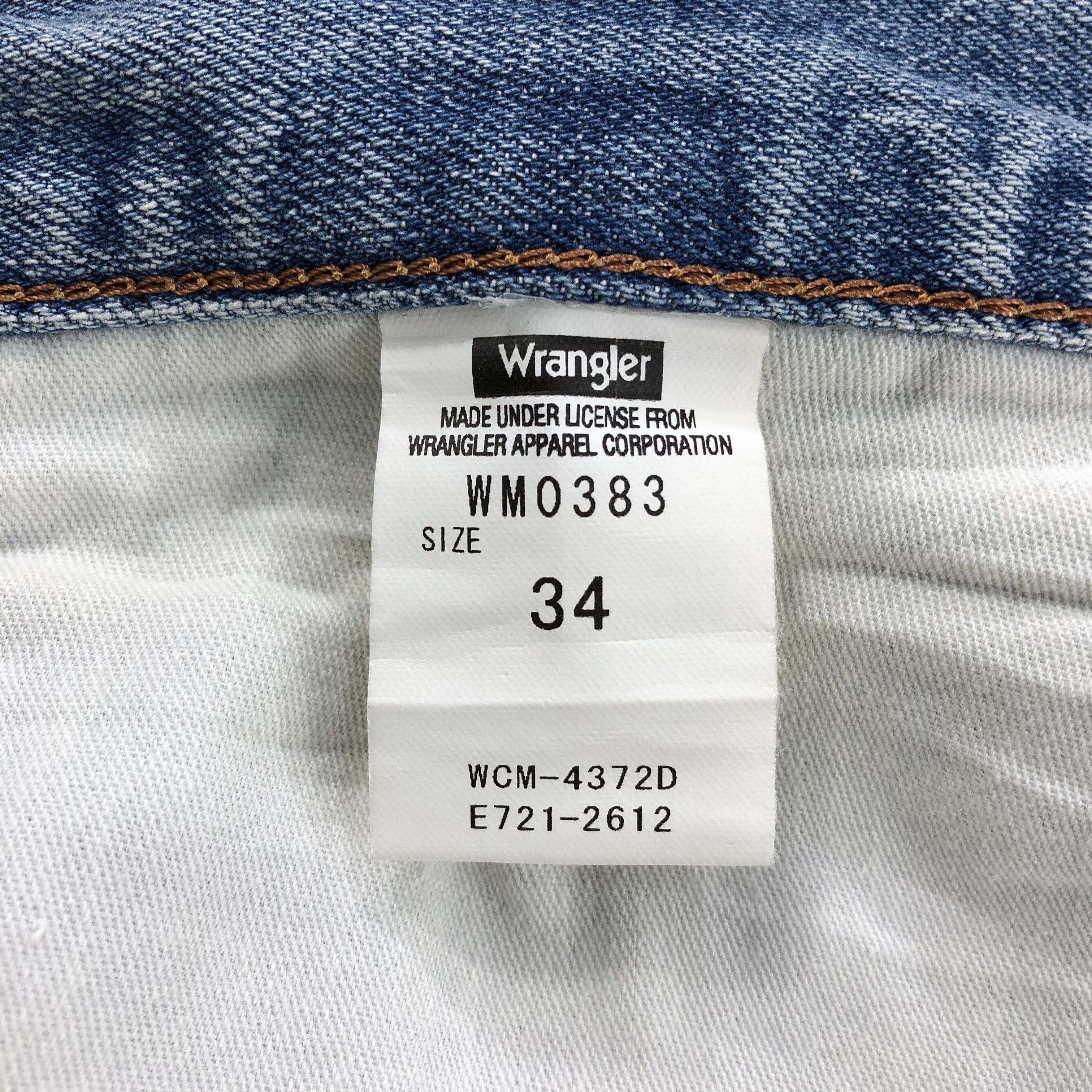Vintage × Wrangler 90s Vintage Light Wash Wrangler Jeans-JM1932 Size US 36 / EU 52 - 9 Thumbnail