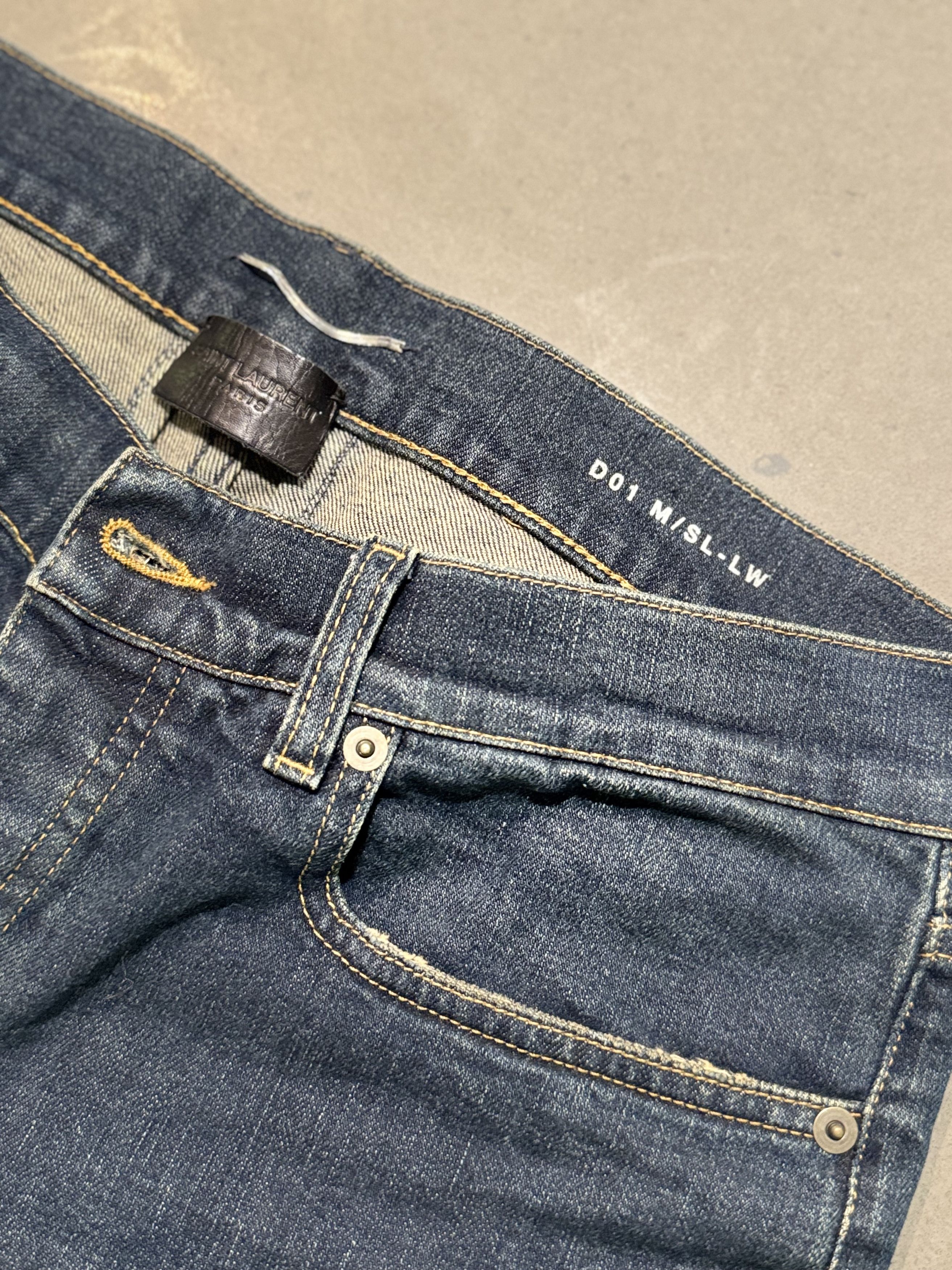 Saint Laurent Paris Saint Laurent Classic Indigo Denim Size US 32 / EU 48 - 5 Thumbnail