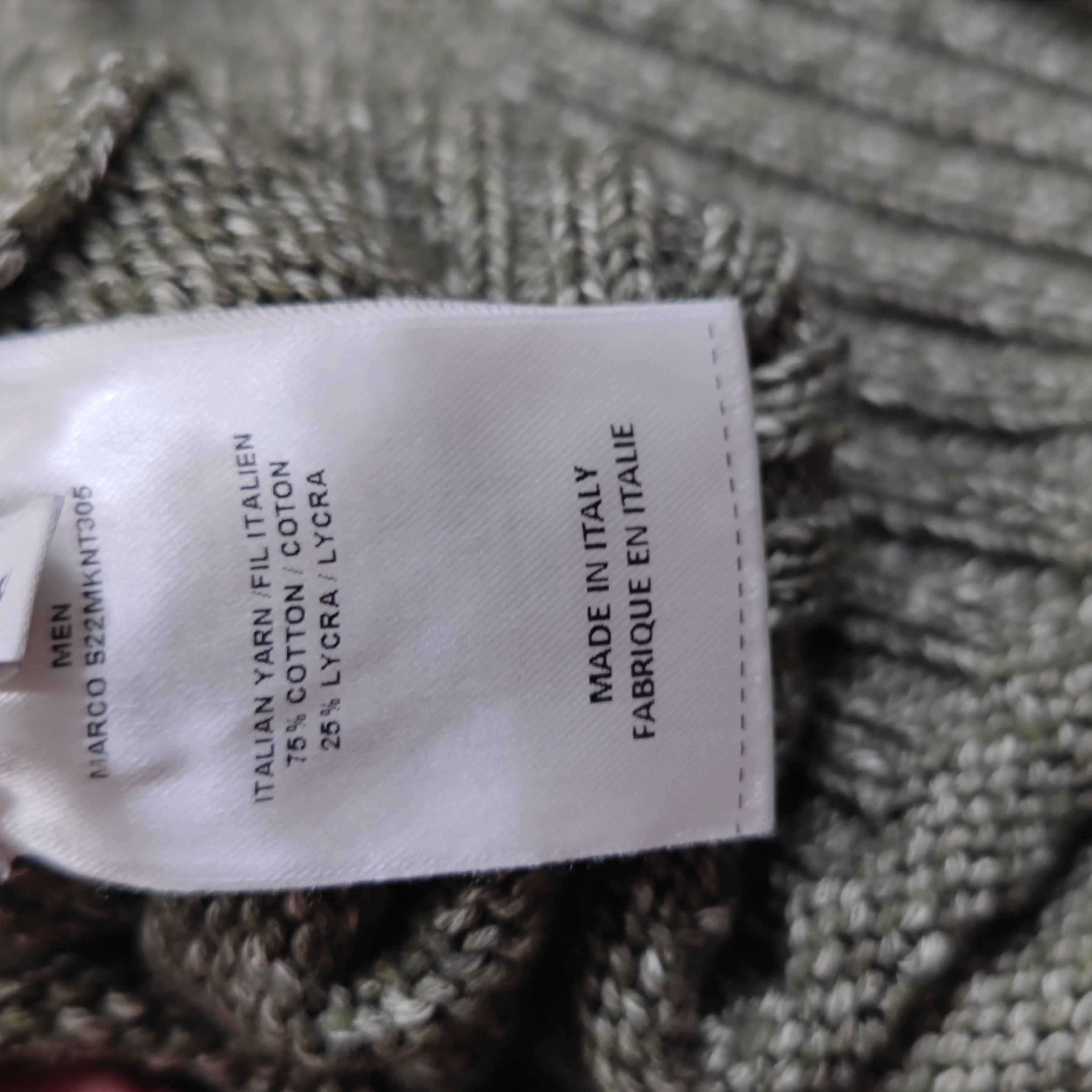 Officine Generale MARCO S22MKNT305 Italian yarn Size US S / EU 44-46 / 1 - 3 Thumbnail