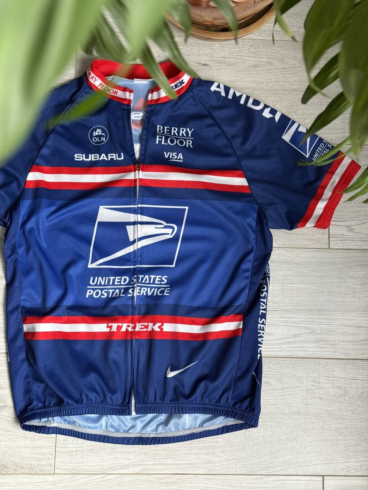 Bicycle × Nike Nike United States Postal Service USPS Cycling Jersey Shirt Size US XL / EU 56 / 4 - 1 Thumbnail