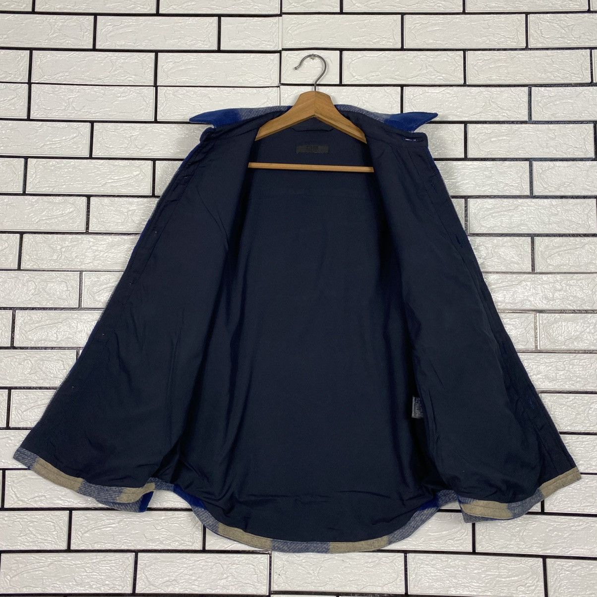 Japanese Brand 📌Vintage Wool Button Jacket Uniqlo Tartan Issey Miyake Size US S / EU 44-46 / 1 - 14 Thumbnail
