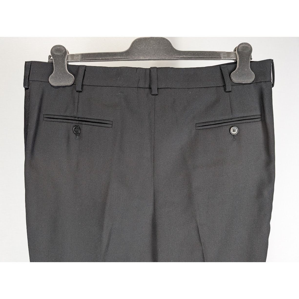 Saint Laurent Paris o1rshd1 Q:2 / 2 Pleats Tux Pants in Nero Size US 36 / EU 52 - 14 Thumbnail