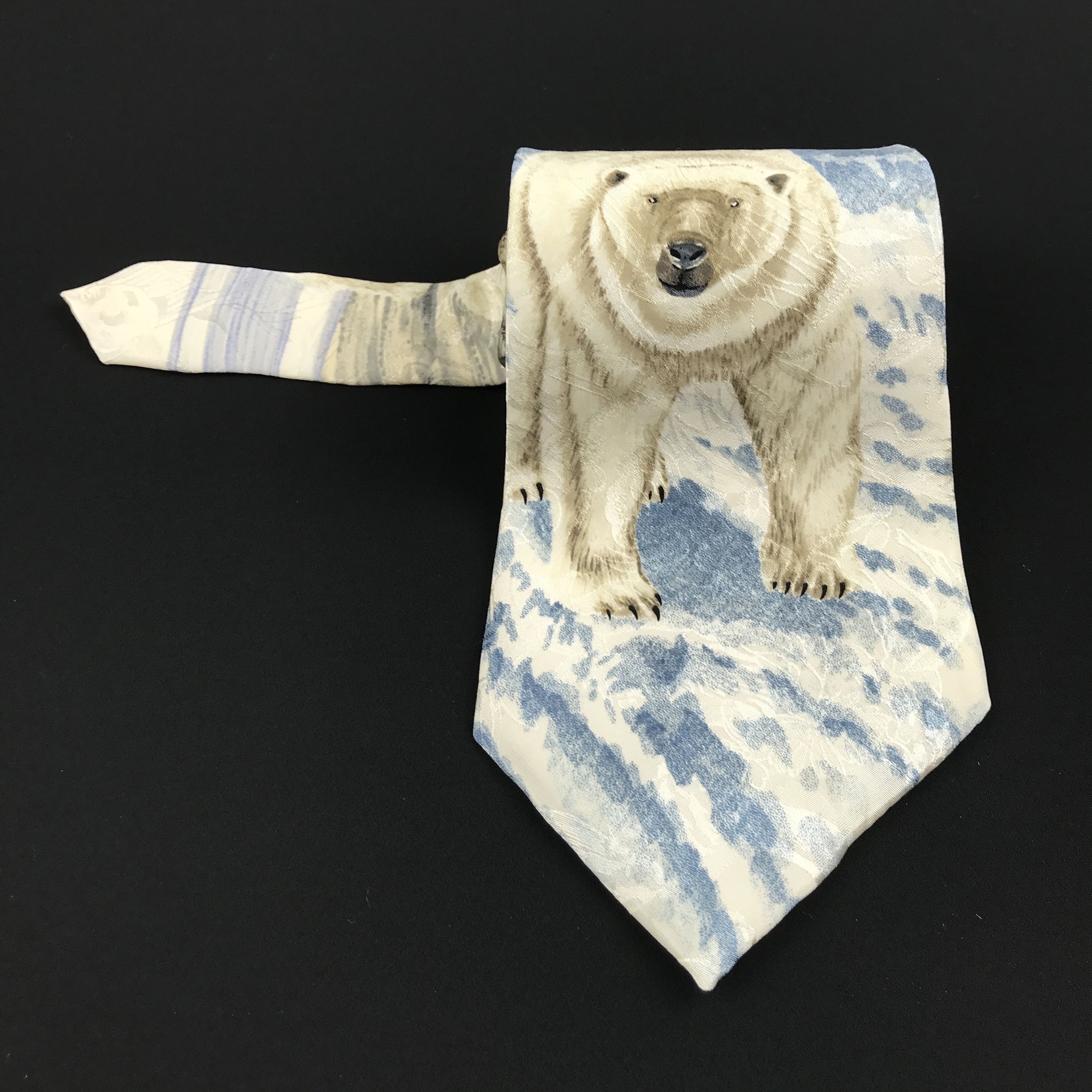 Designer × Vintage Vintage Endangered Species Silk Necktie Size ONE SIZE - 1 Thumbnail