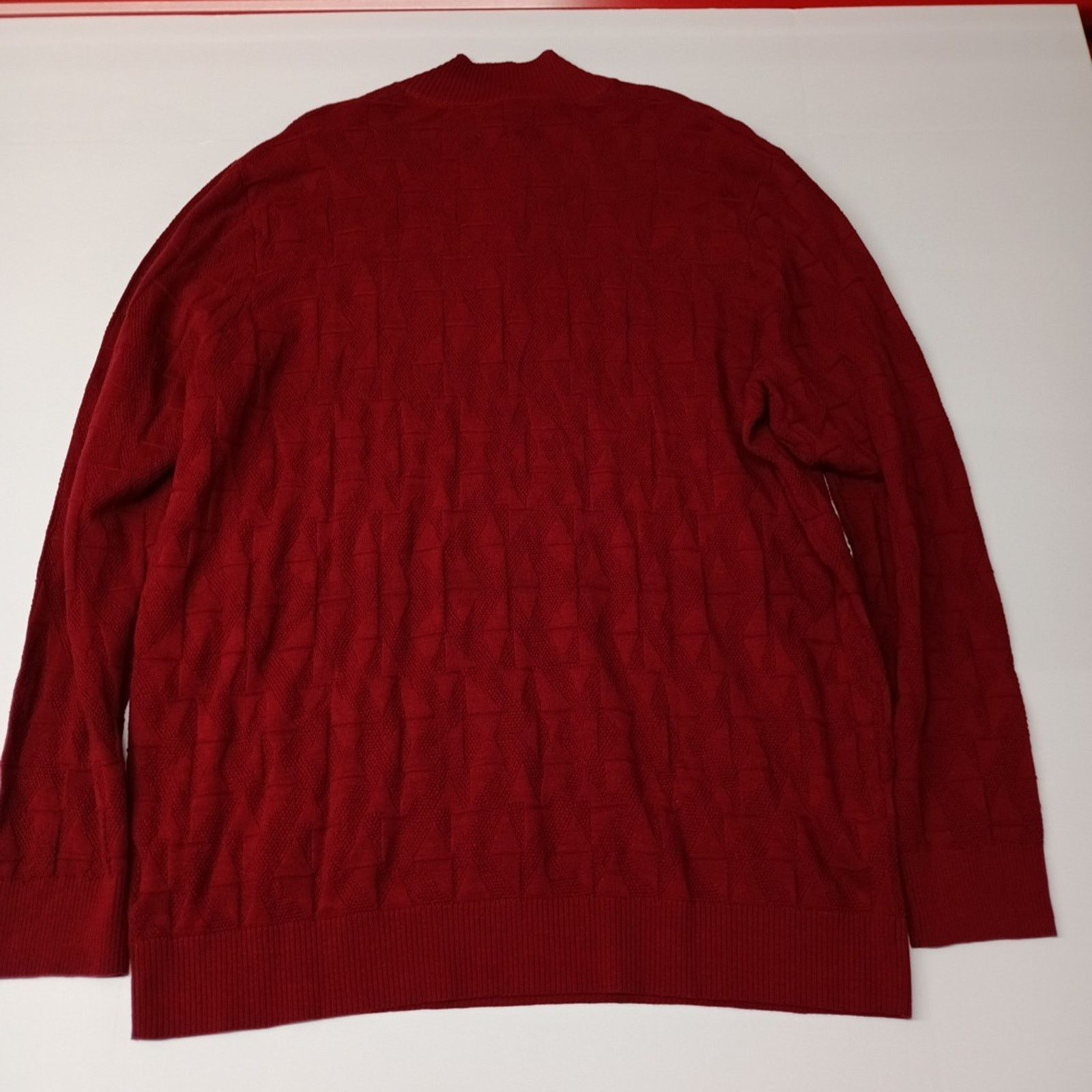 Other Shaquille O'Neal 1/4 Zip Flag Red Sweater Men's Size 3XLT Size US XXL / EU 58 / 5 - 7 Thumbnail