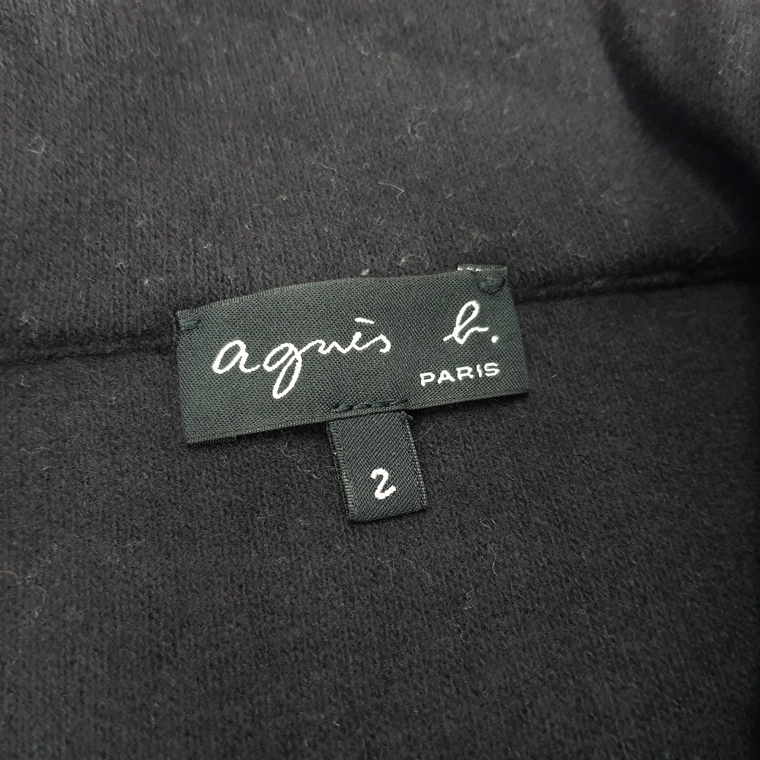 Designer × Vintage × agnes b. Vintage Agnes B. Paris Zipper Sweaters Size S / US 4 / IT 40 - 3 Thumbnail